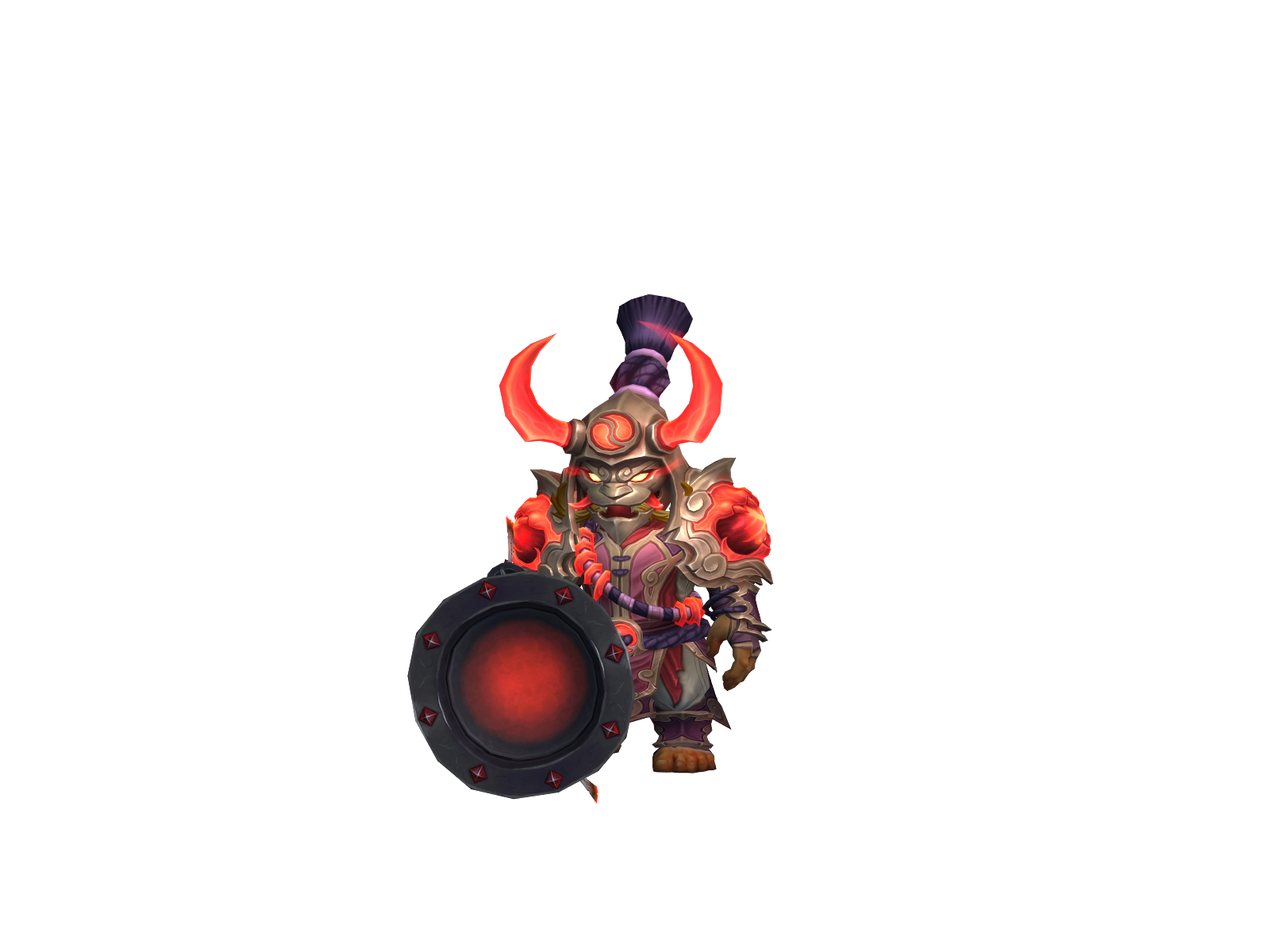 Hyun 3D character render