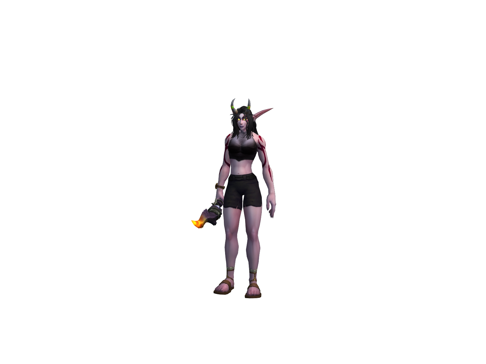 Warlõck 3D character render