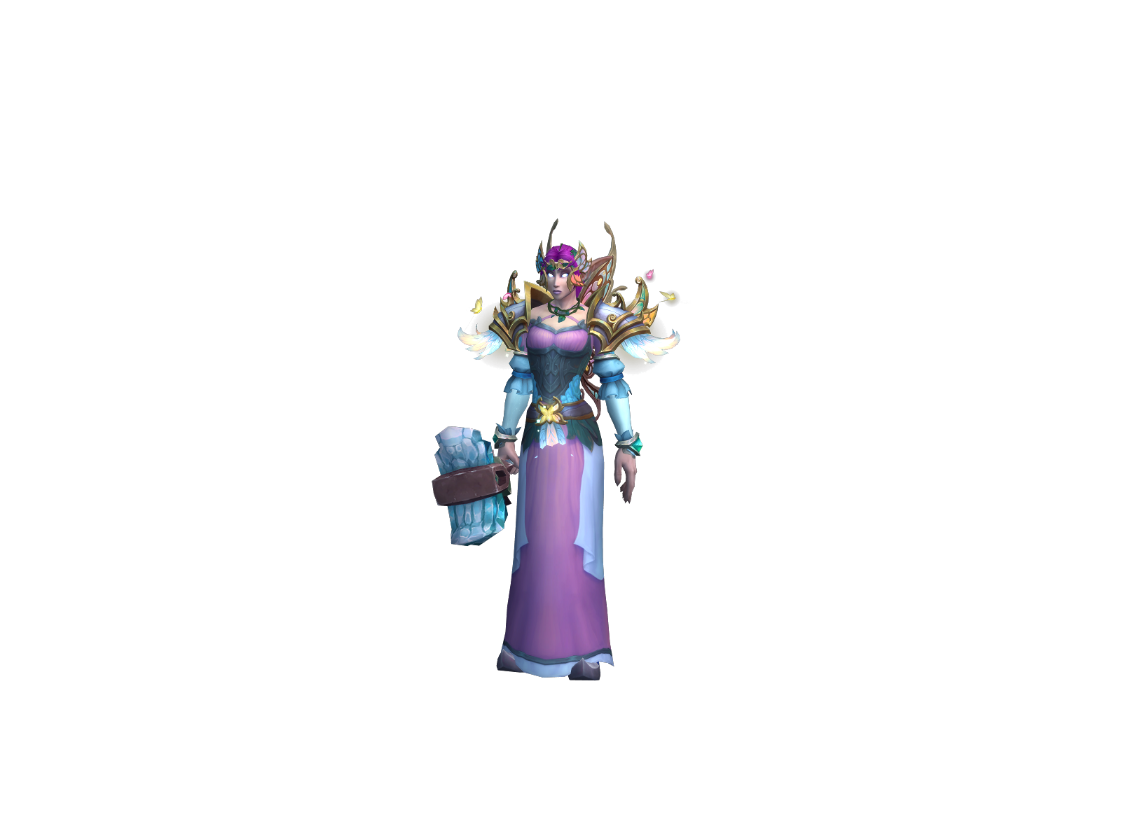 Leaflike 3D character render
