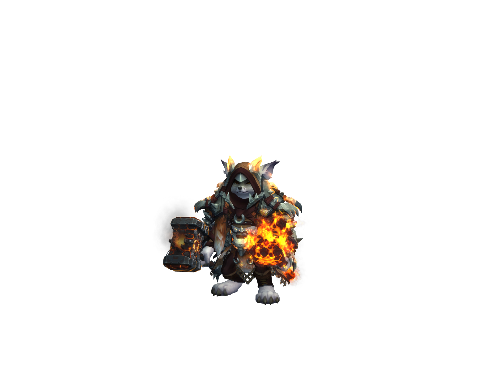 Catpyjamas 3D character render