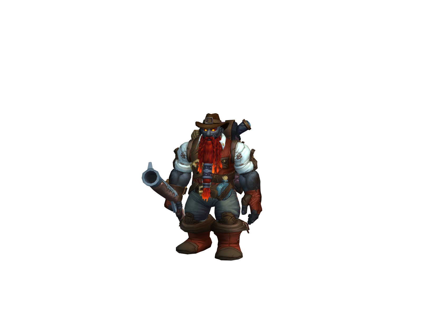 Míbu 3D character render