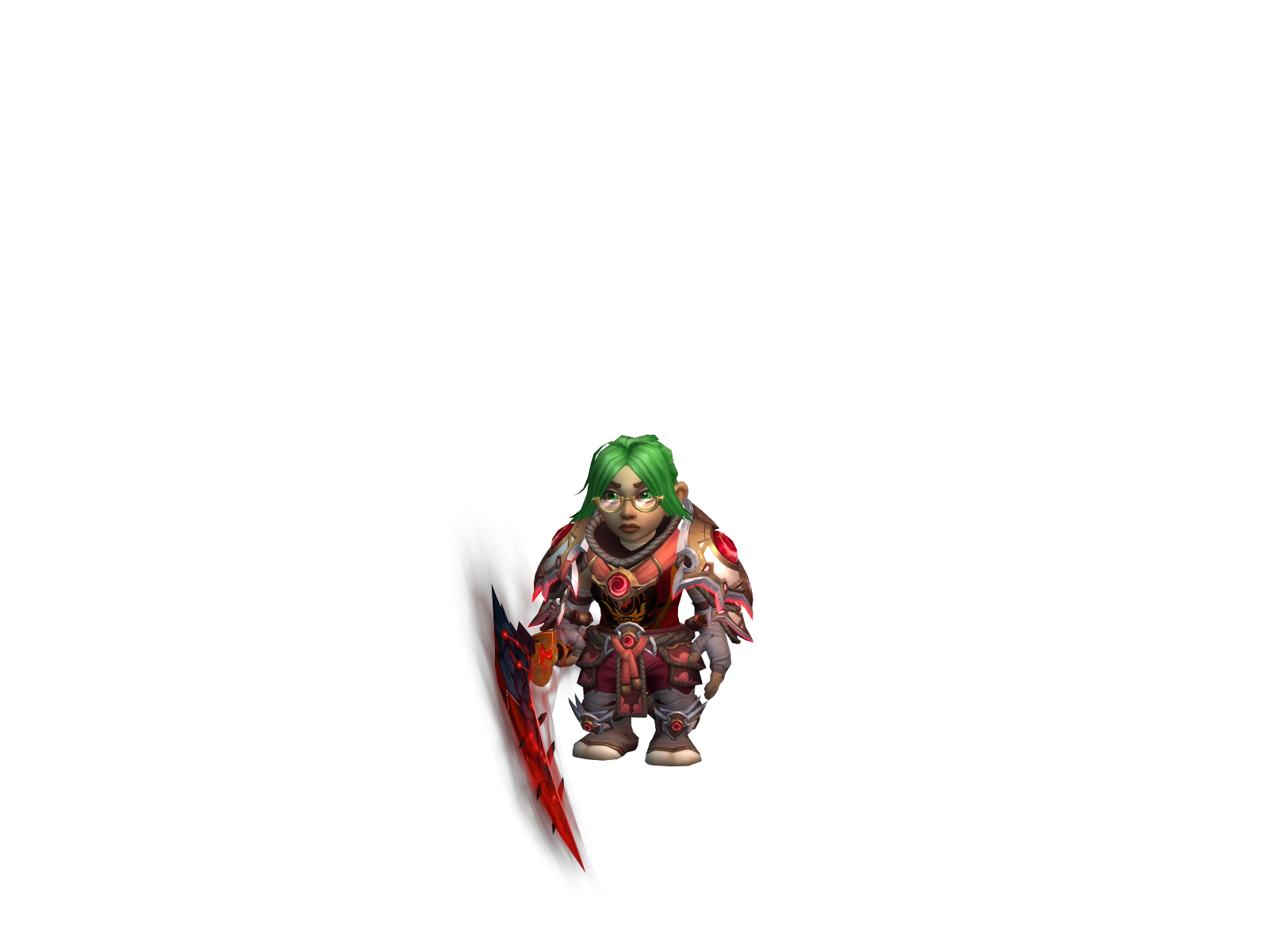 Wav 3D character render