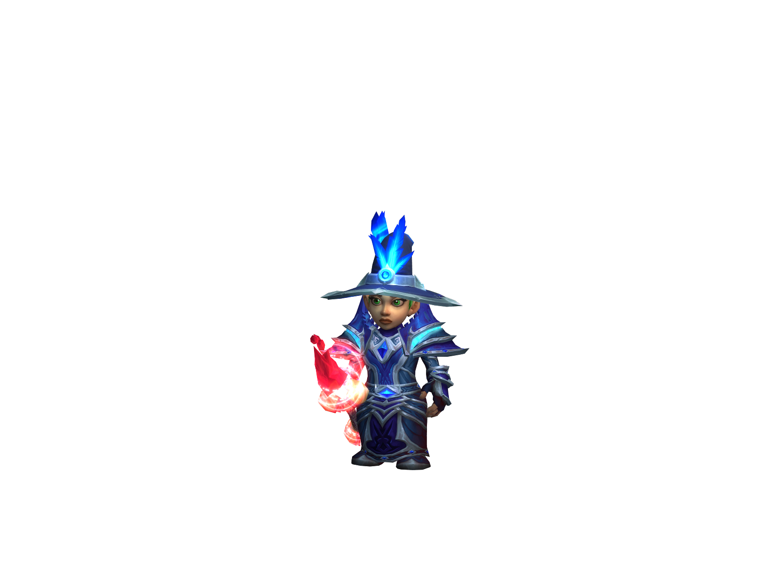 Blinkybare 3D character render
