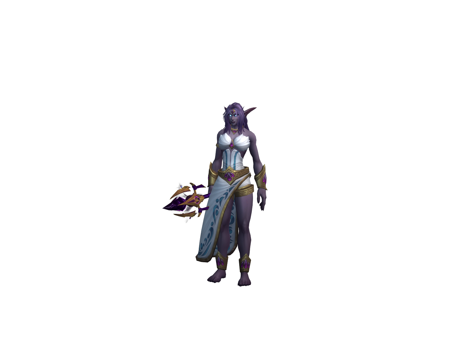 Pantalla 3D character render