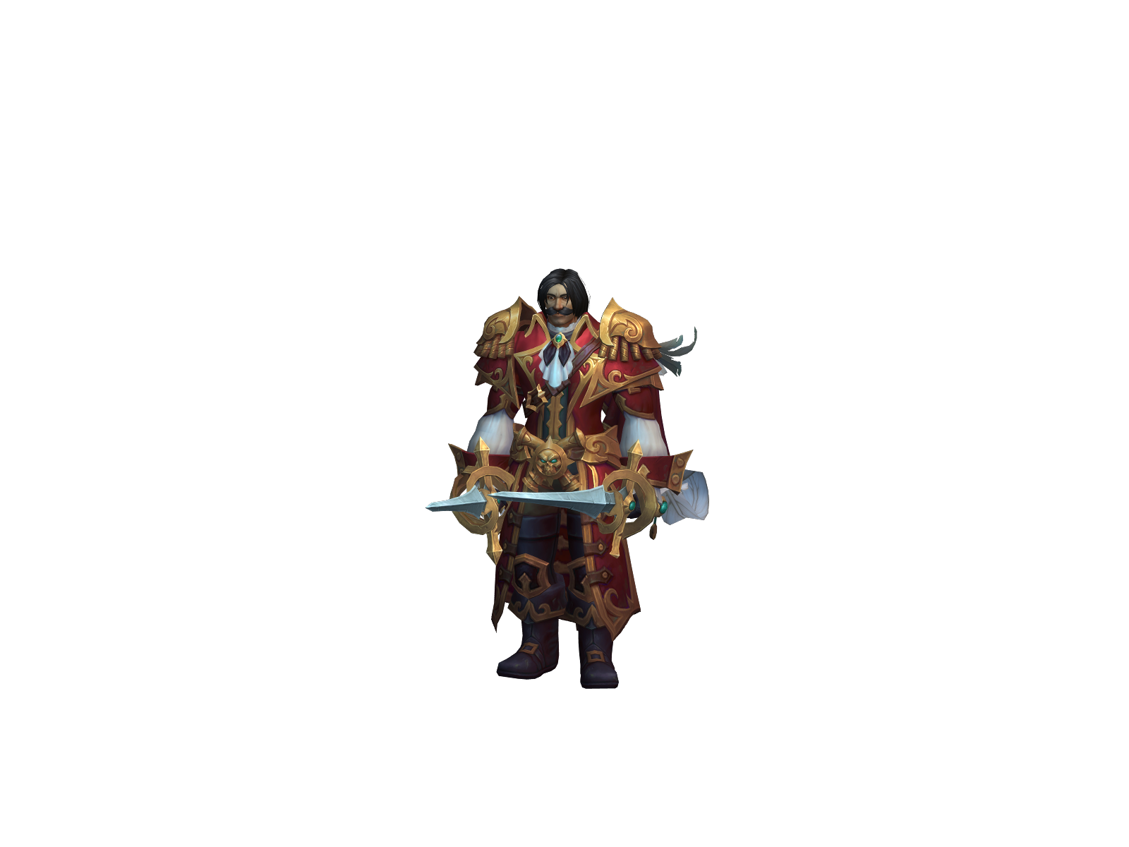 Goldrogêr 3D character render