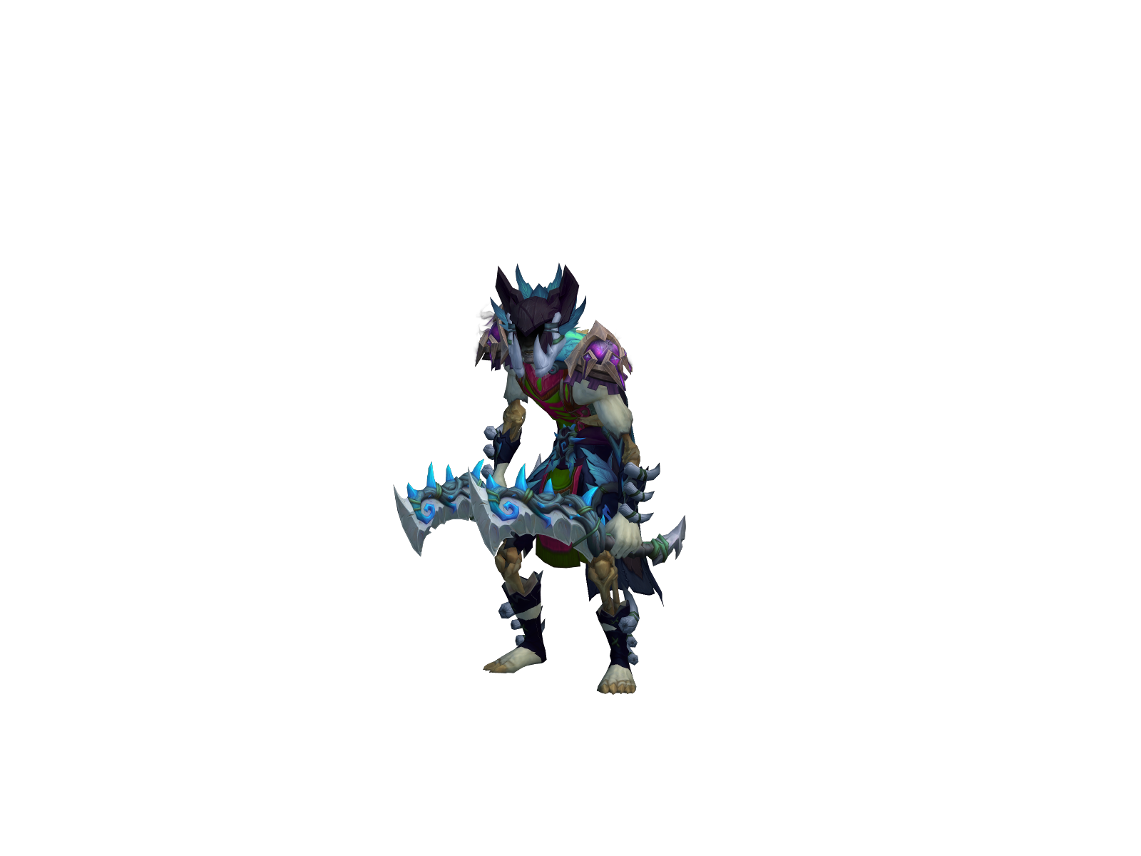 Øriax 3D character render