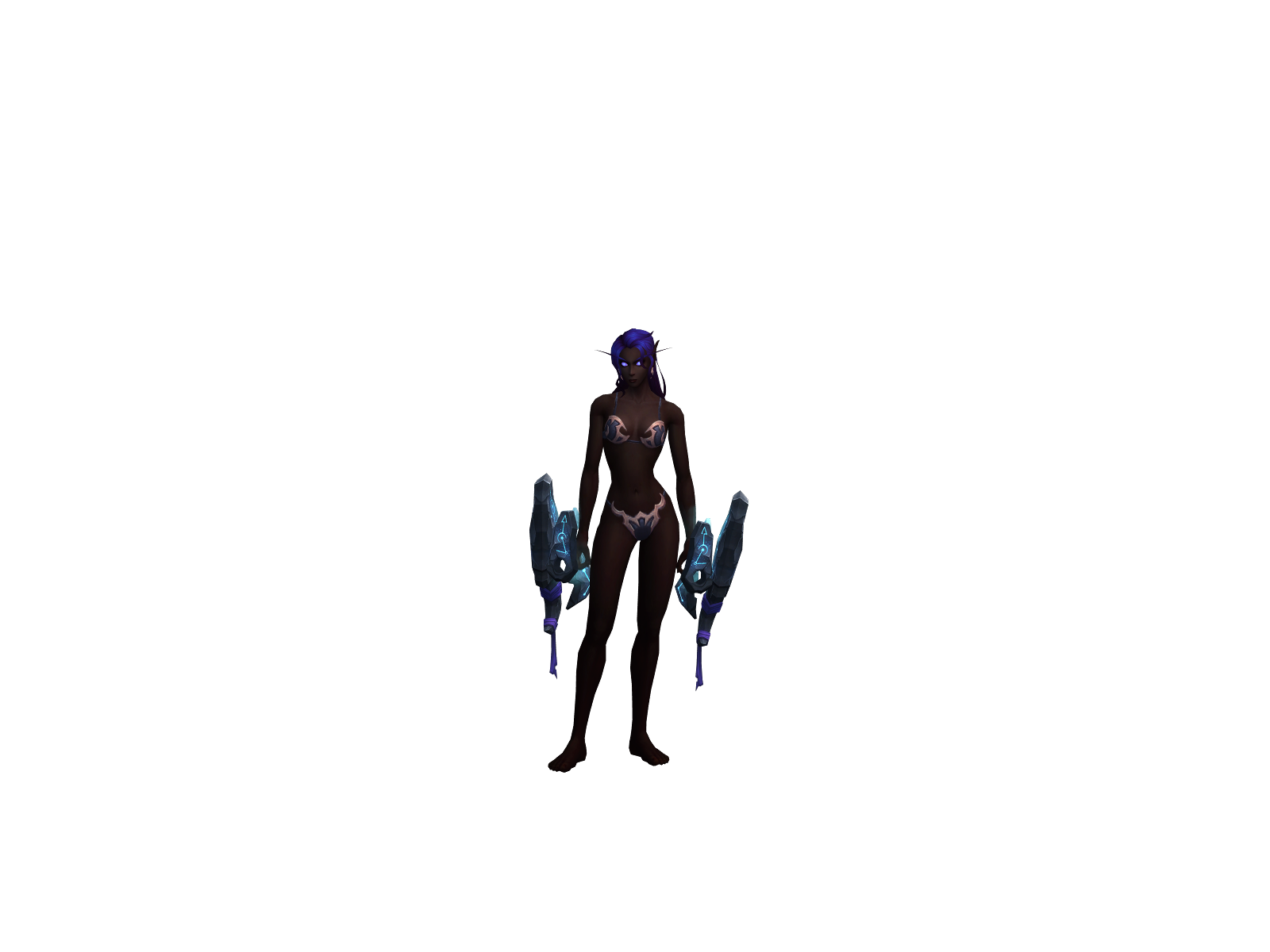 Malenztra 3D character render