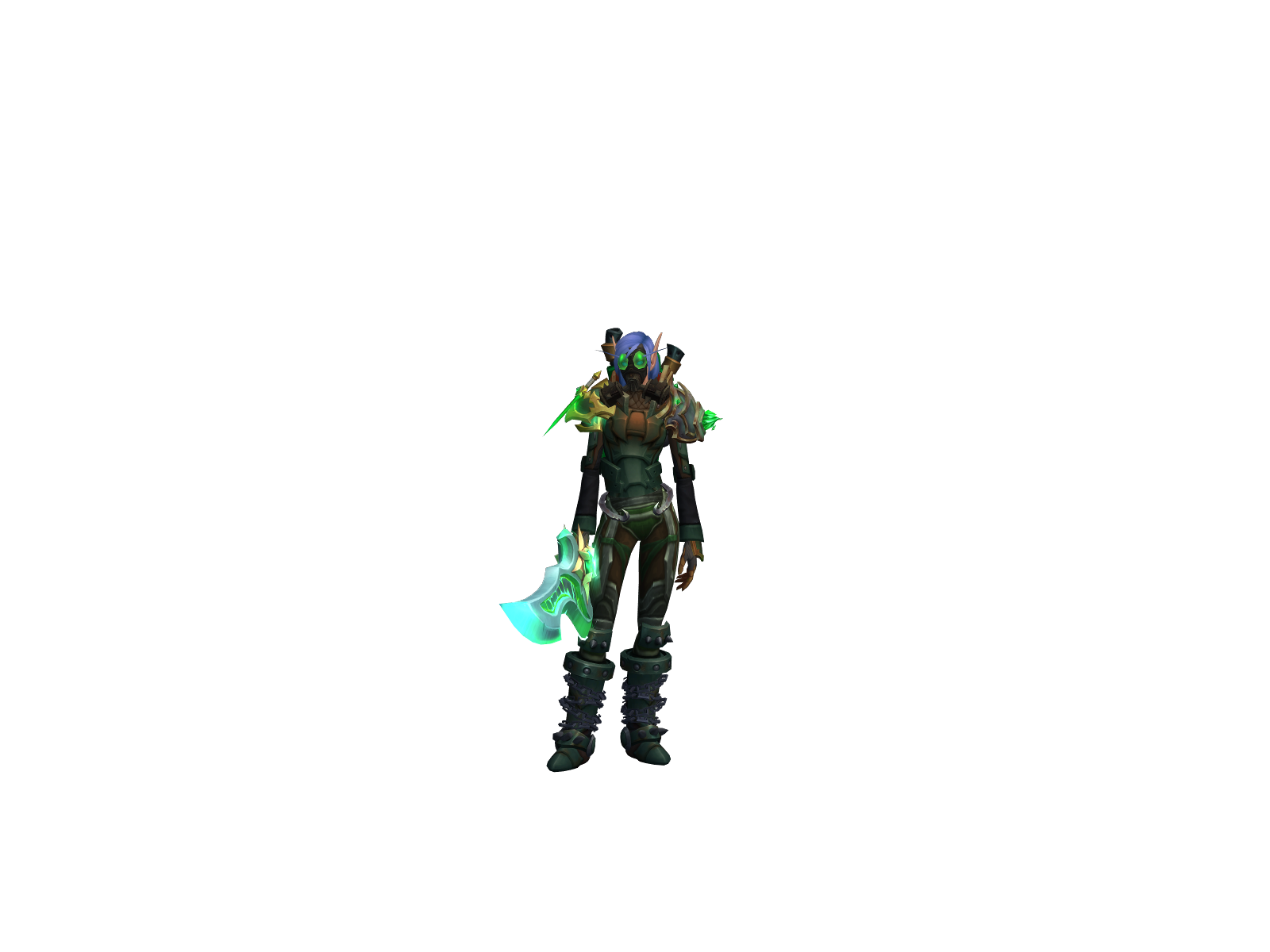 Aclys 3D character render