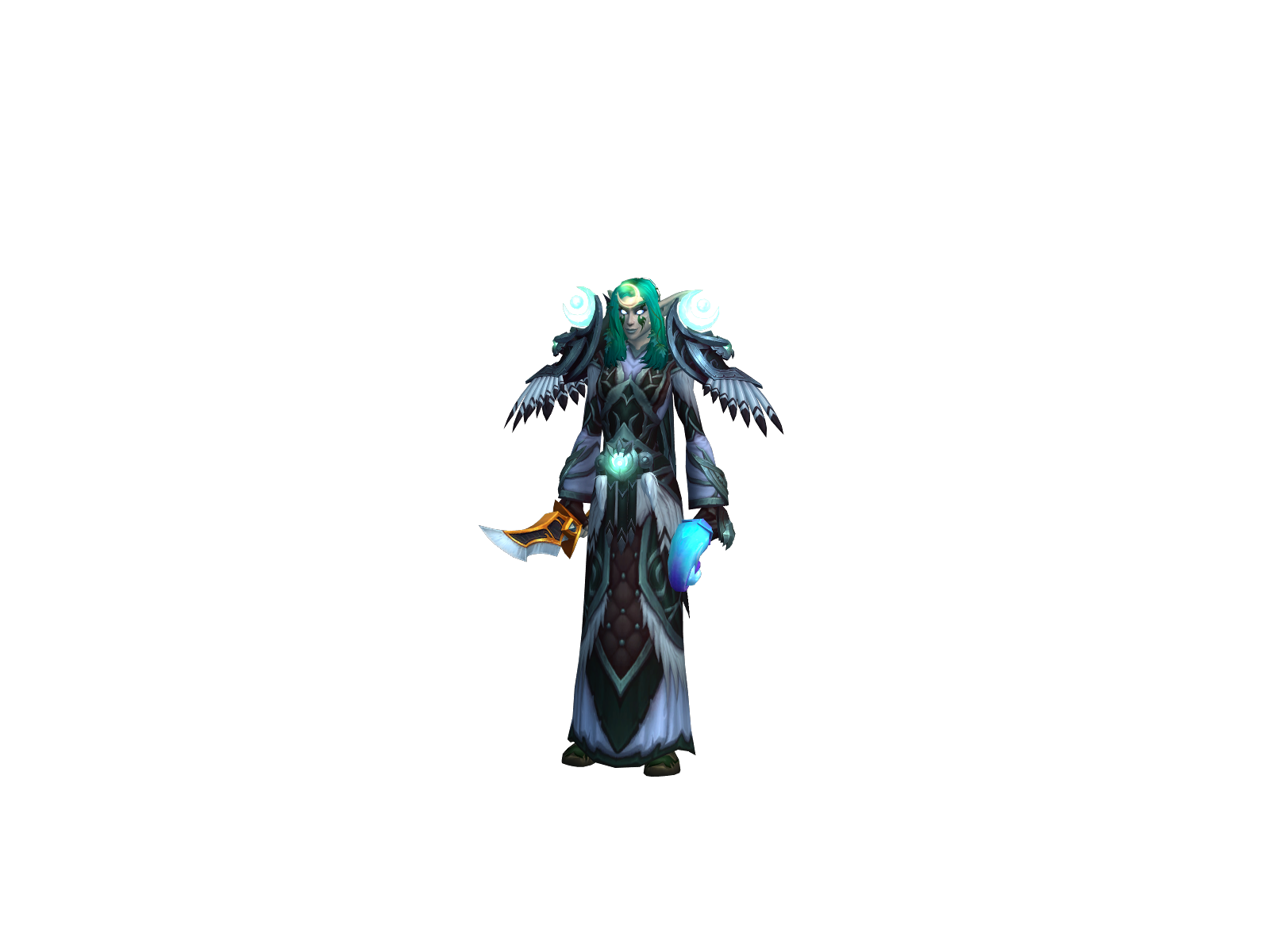 Kalenztra 3D character render