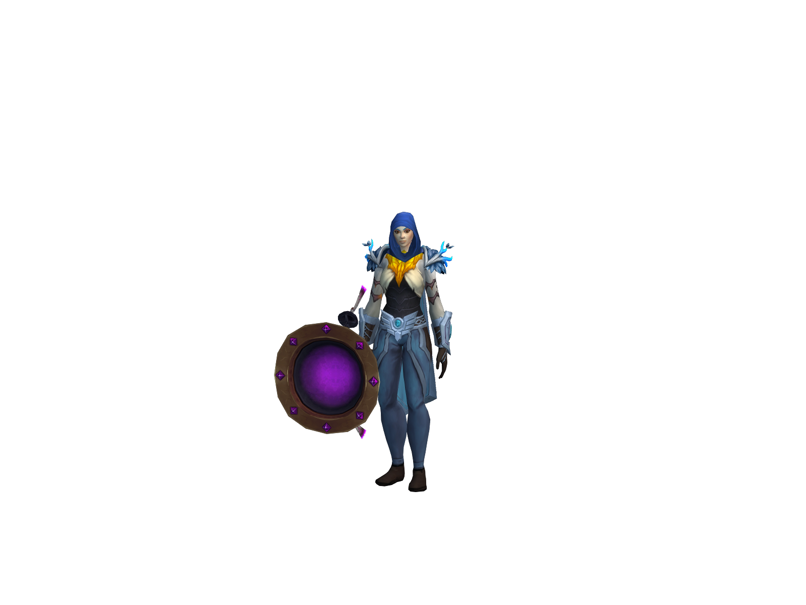 Villageidiot 3D character render
