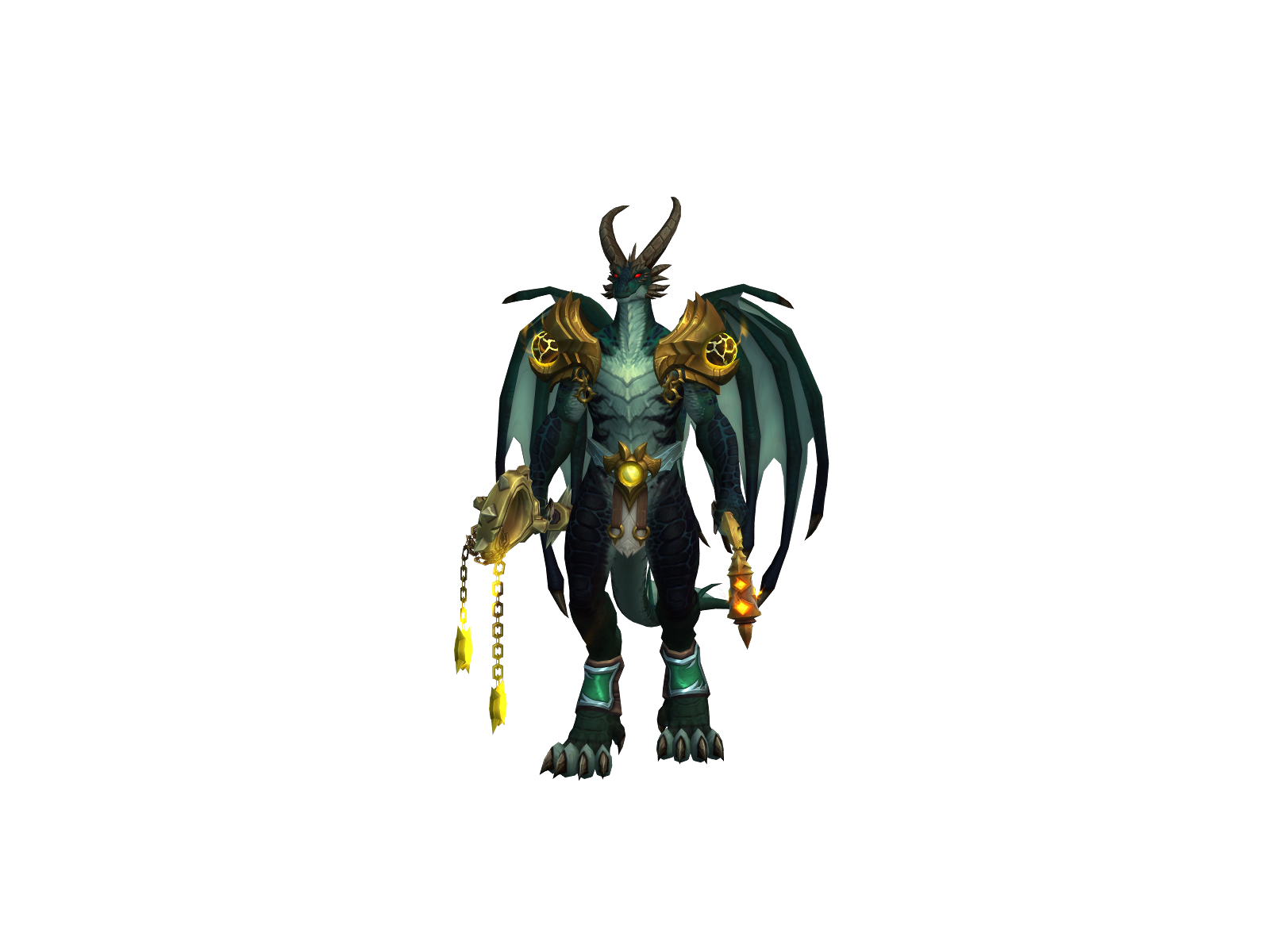 Dragonlont 3D character render