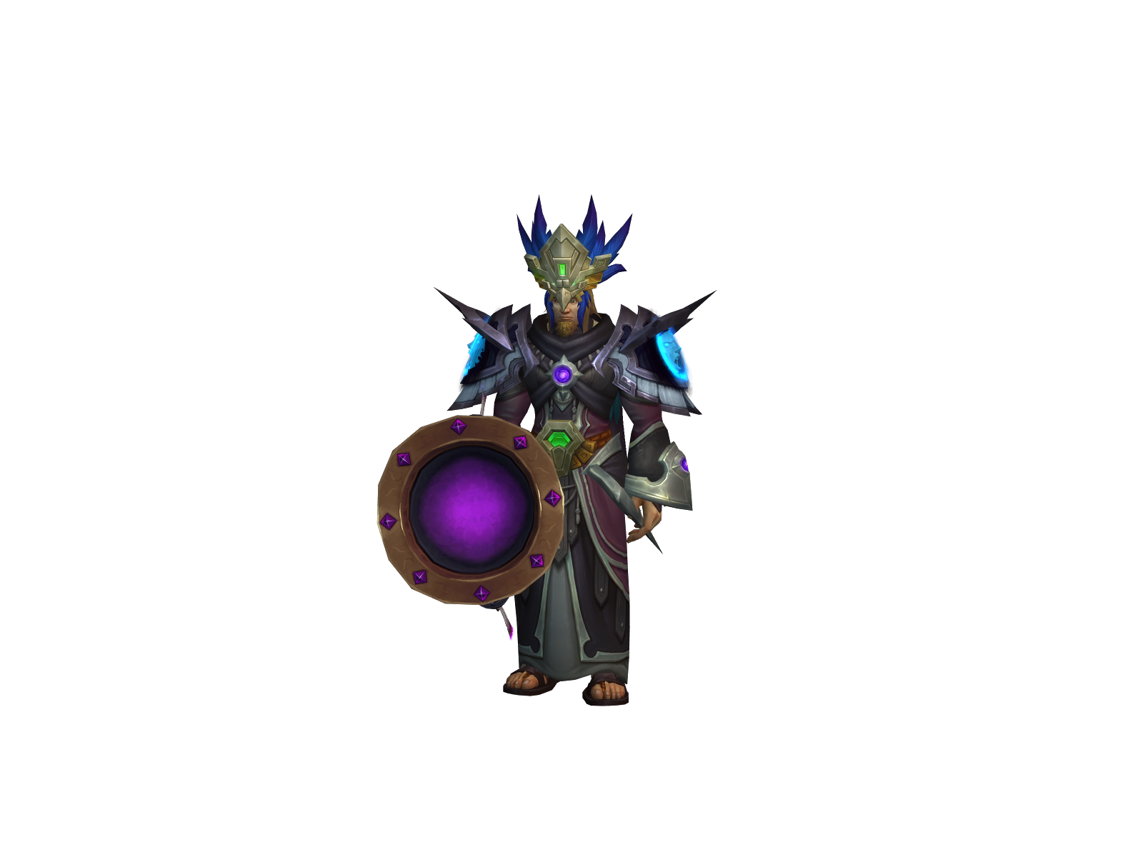 Alliman 3D character render