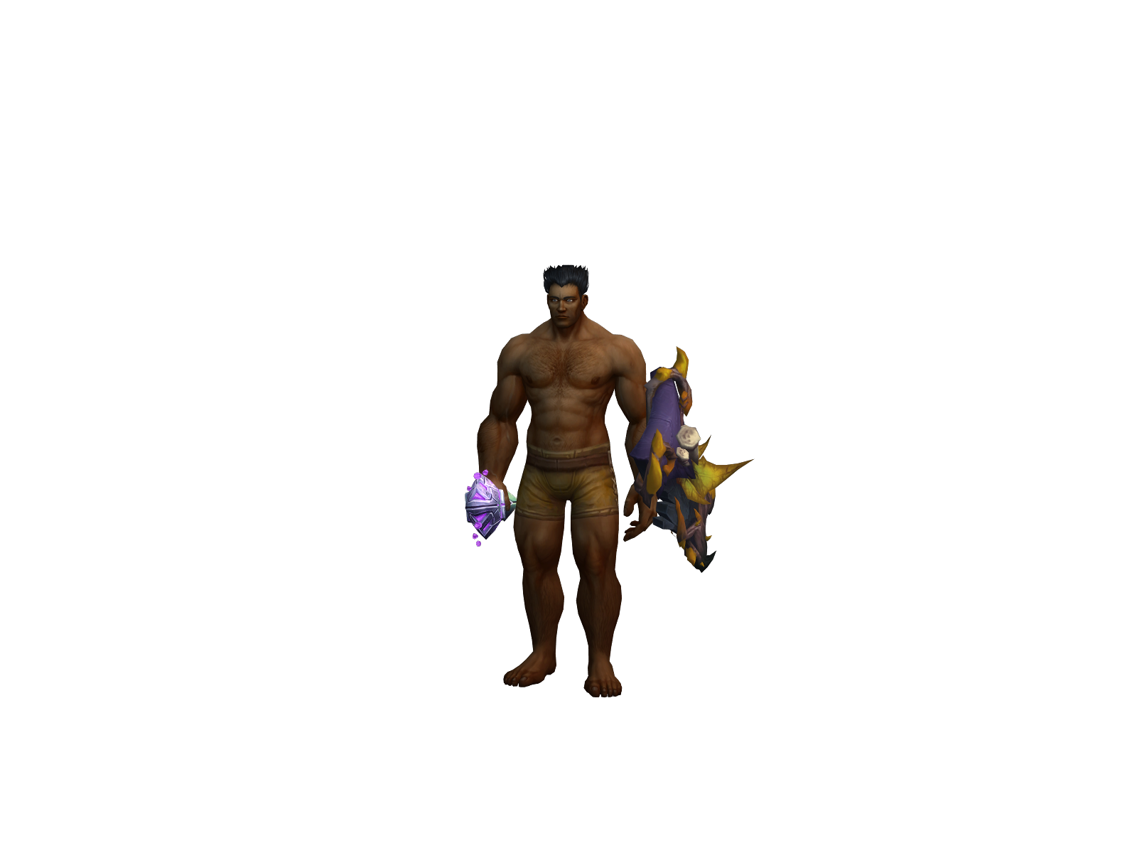Gattsu 3D character render