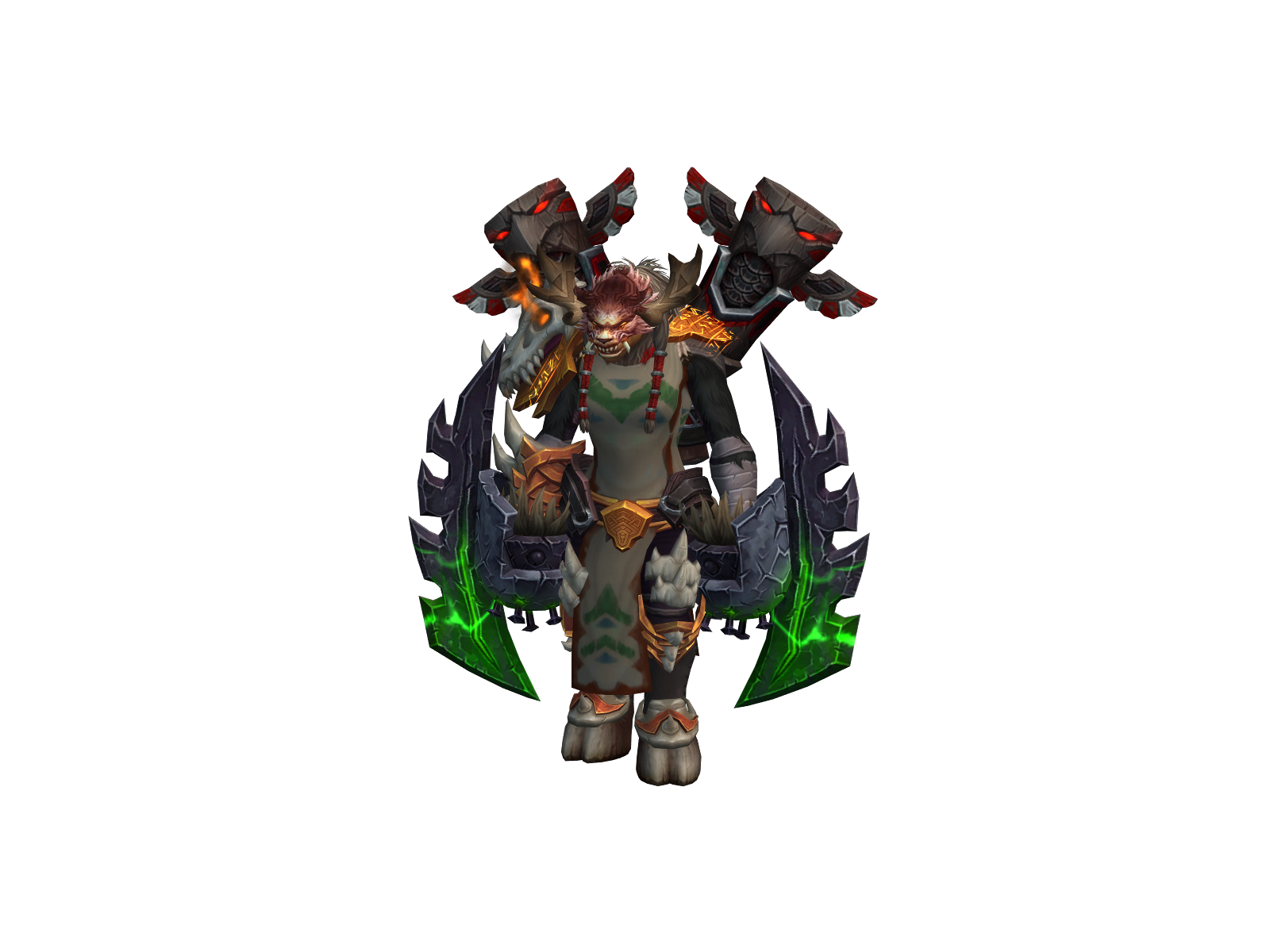 Shamgar 3D character render