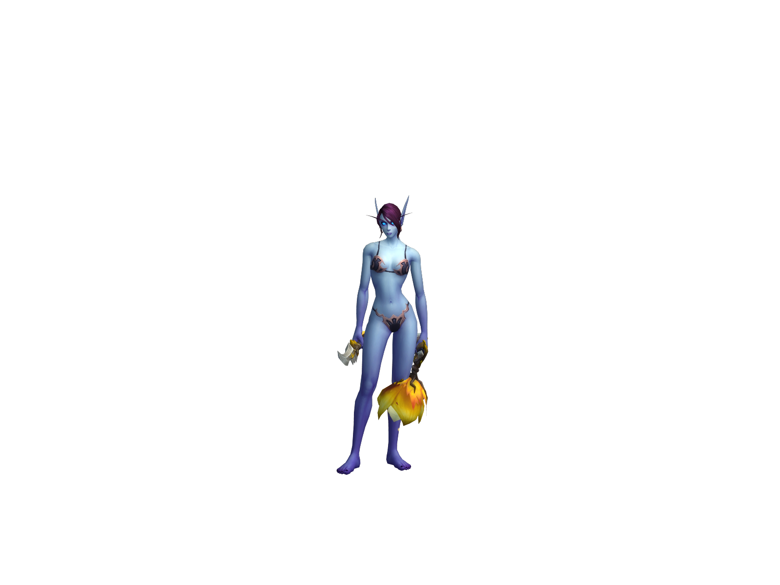 Waterworks 3D character render