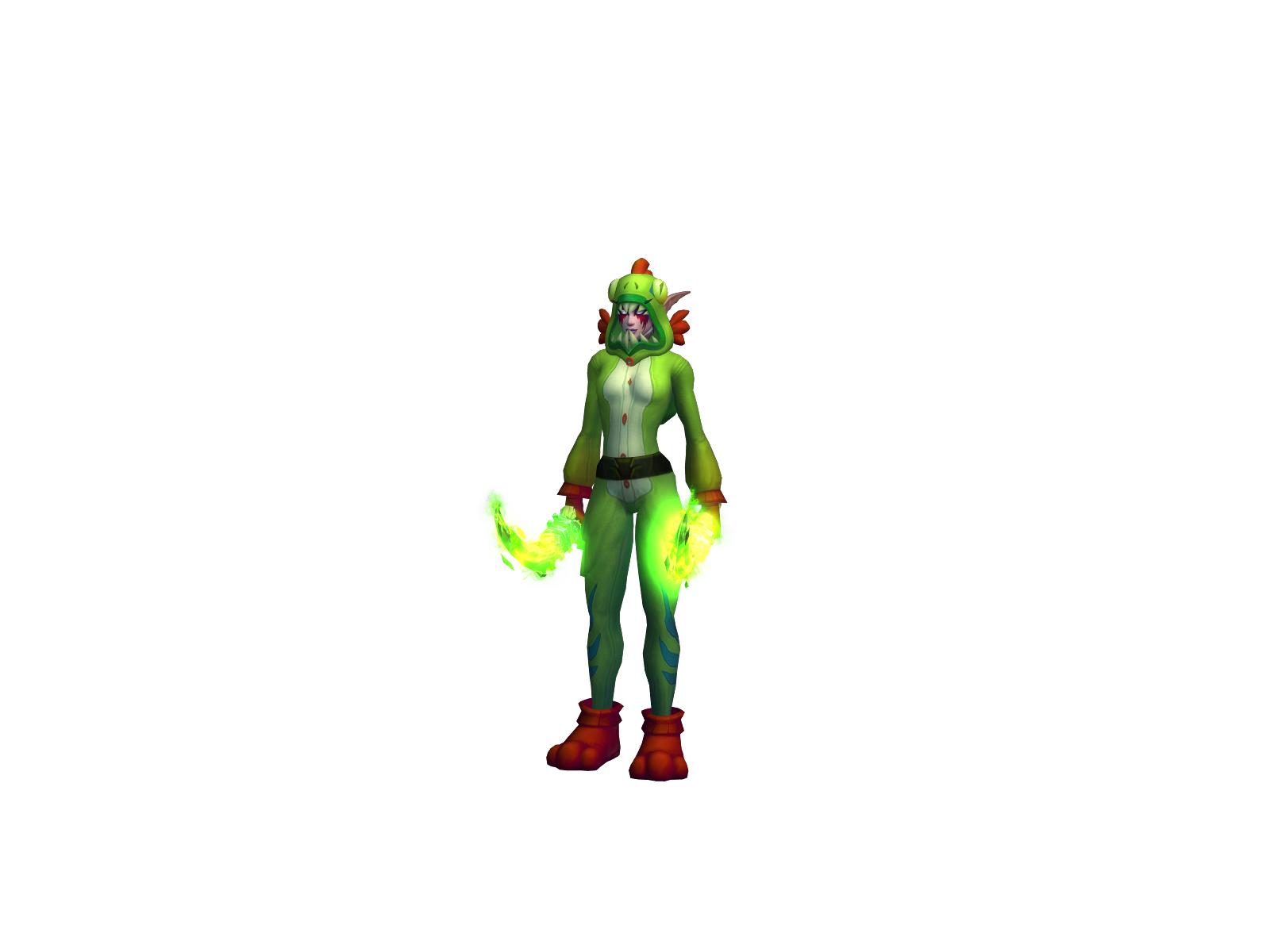Hibye 3D character render
