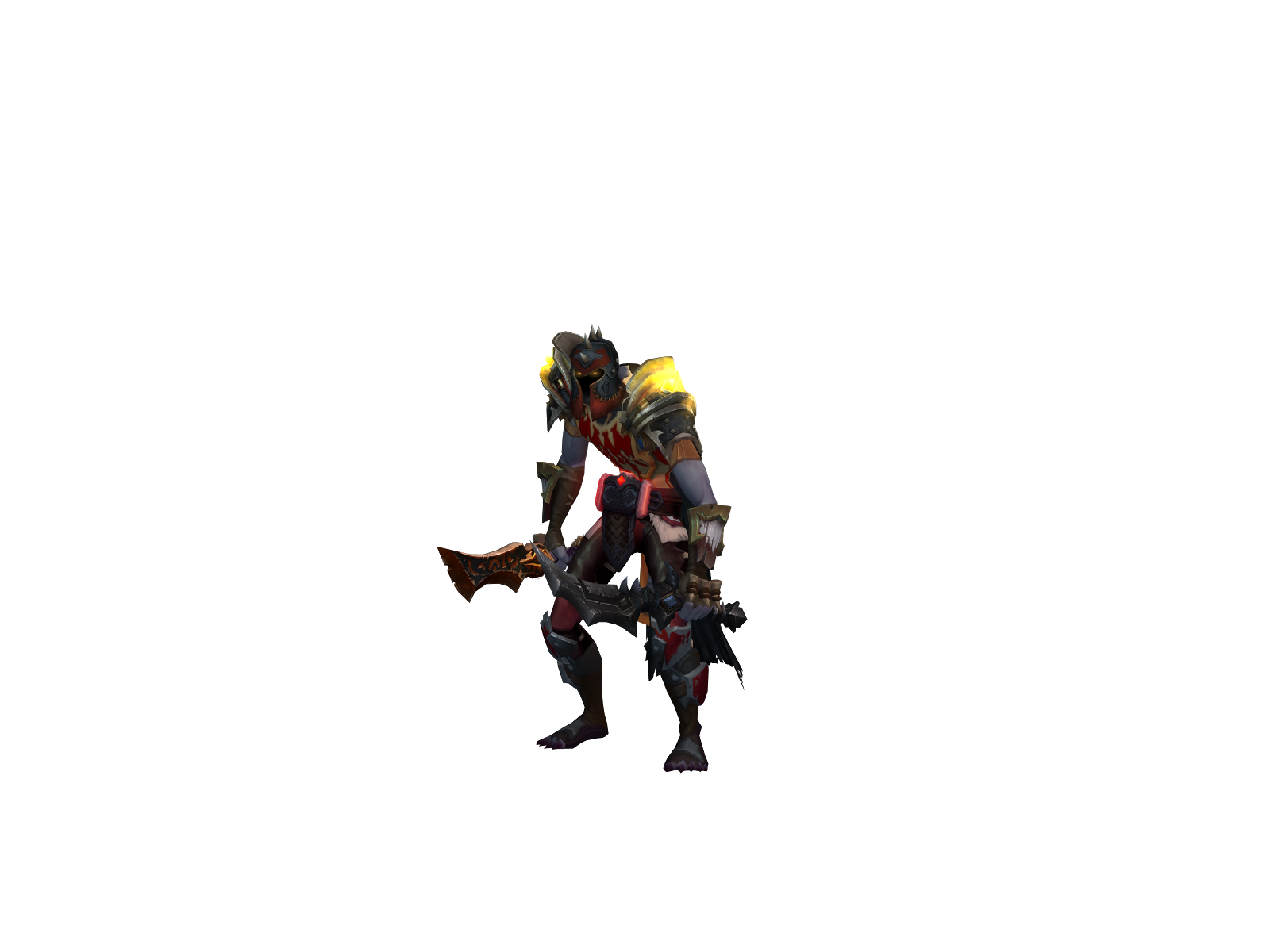 Schwazy 3D character render