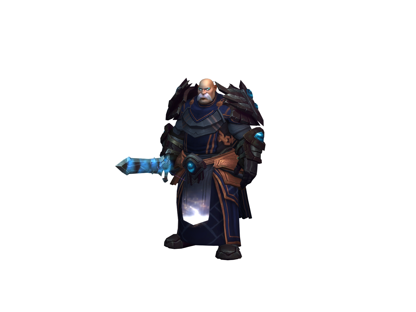 Trad 3D character render