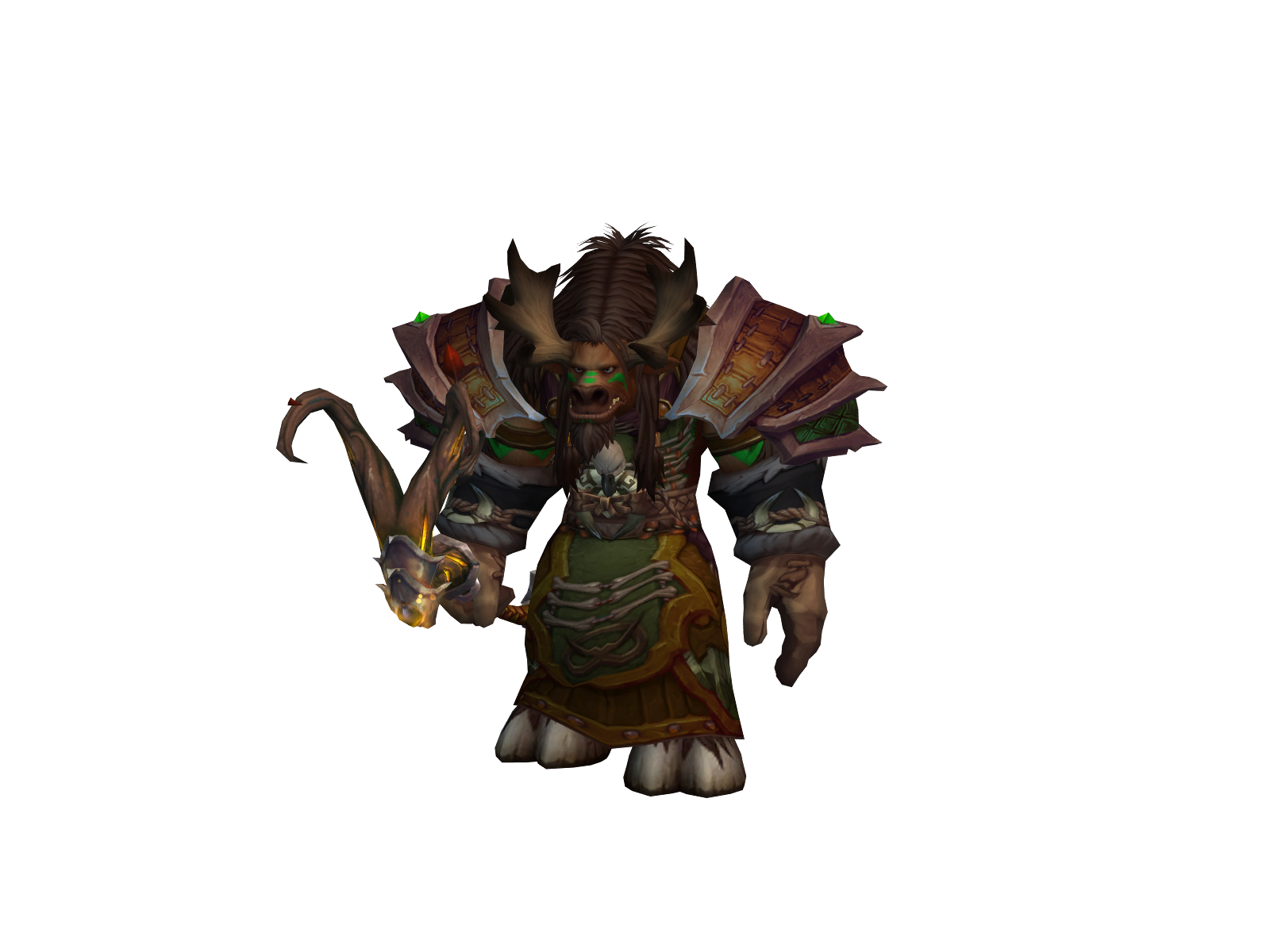 Mutombo 3D character render
