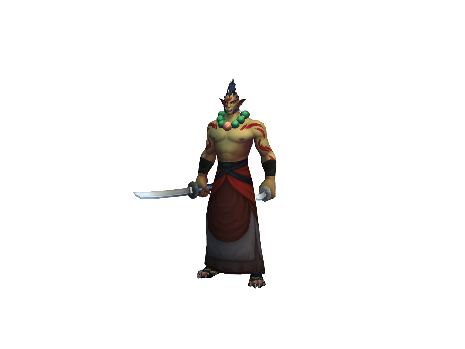 Ending 3D character render