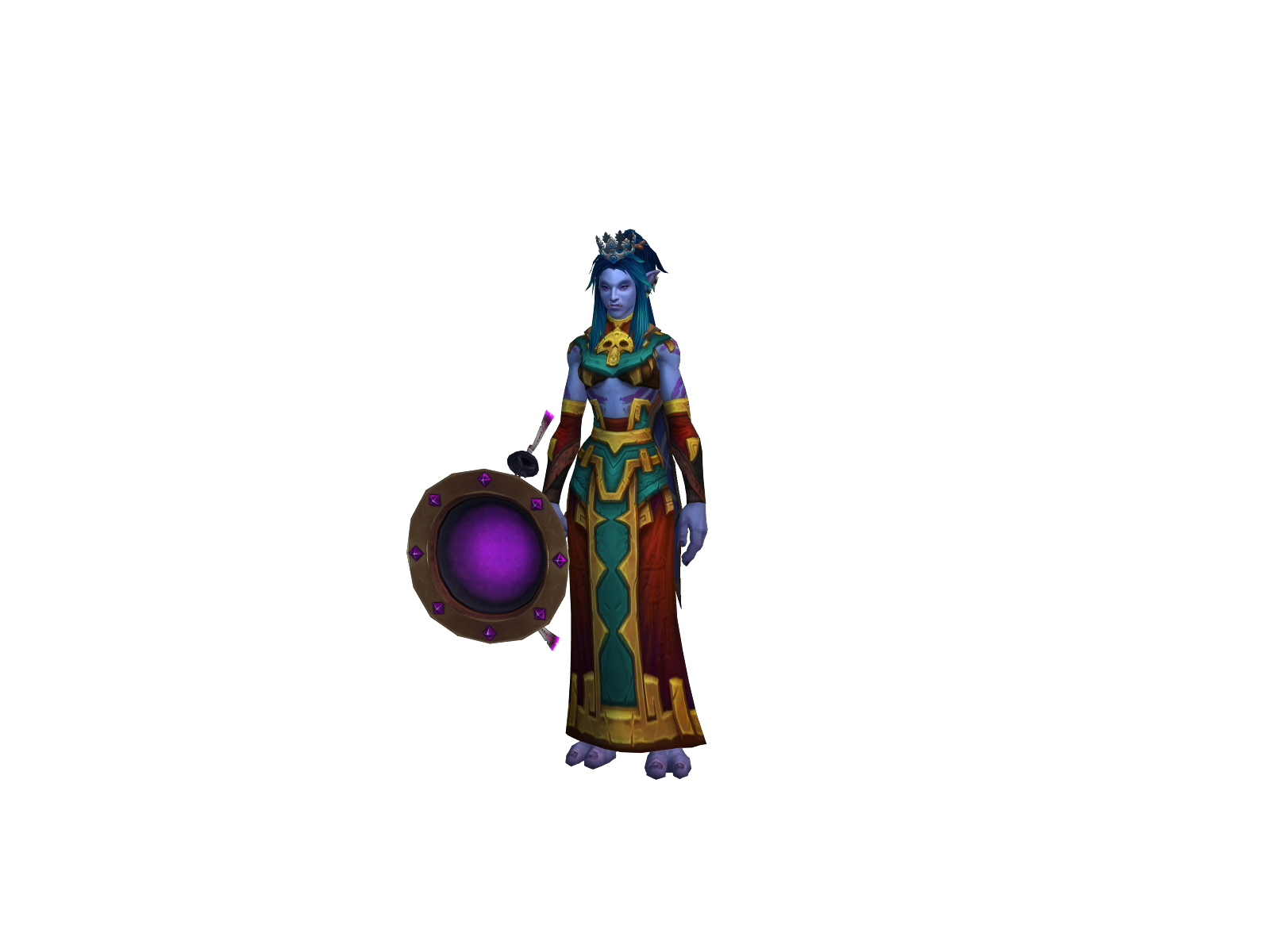 Tahri 3D character render