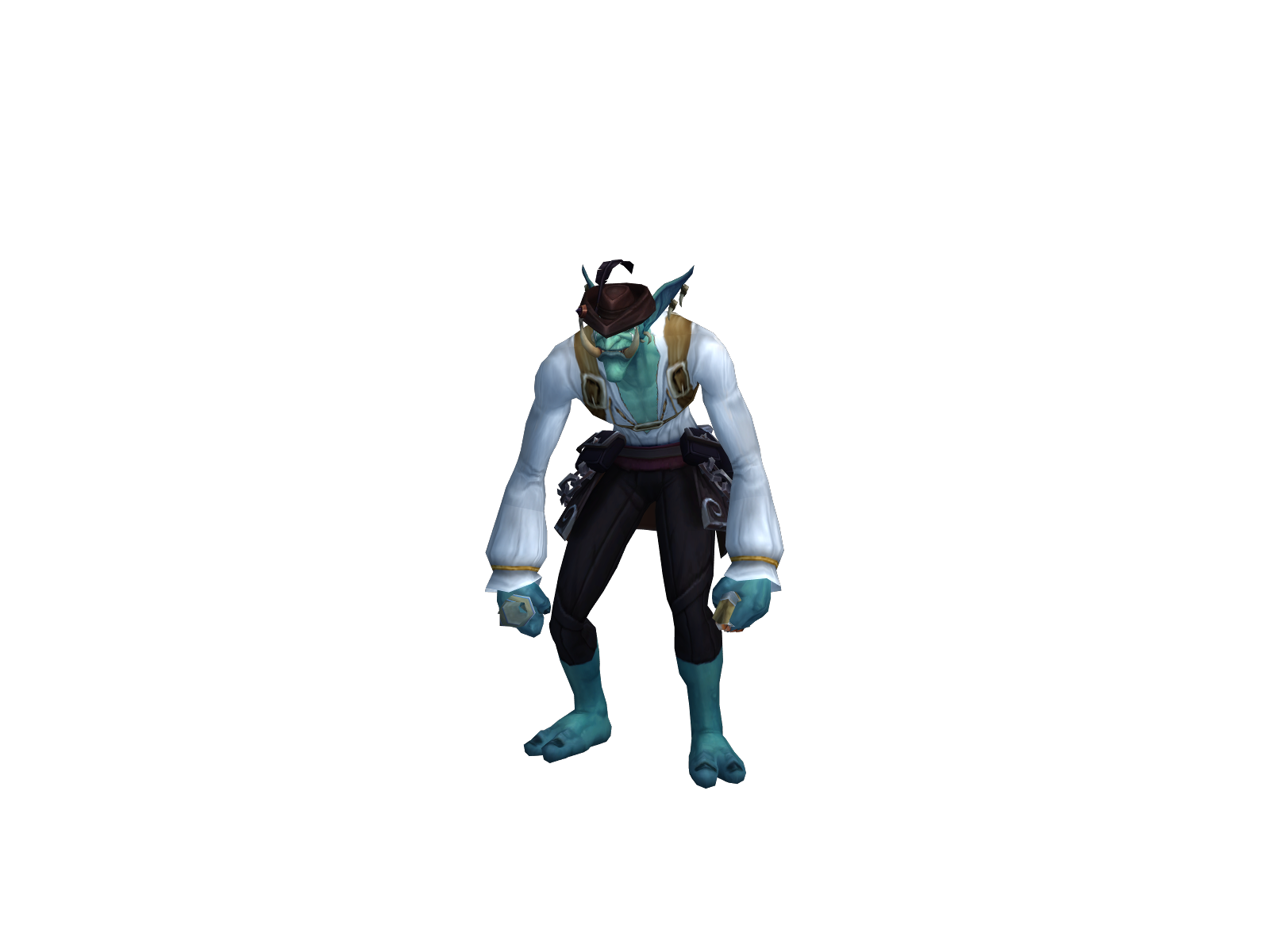Skeetbearpig 3D character render
