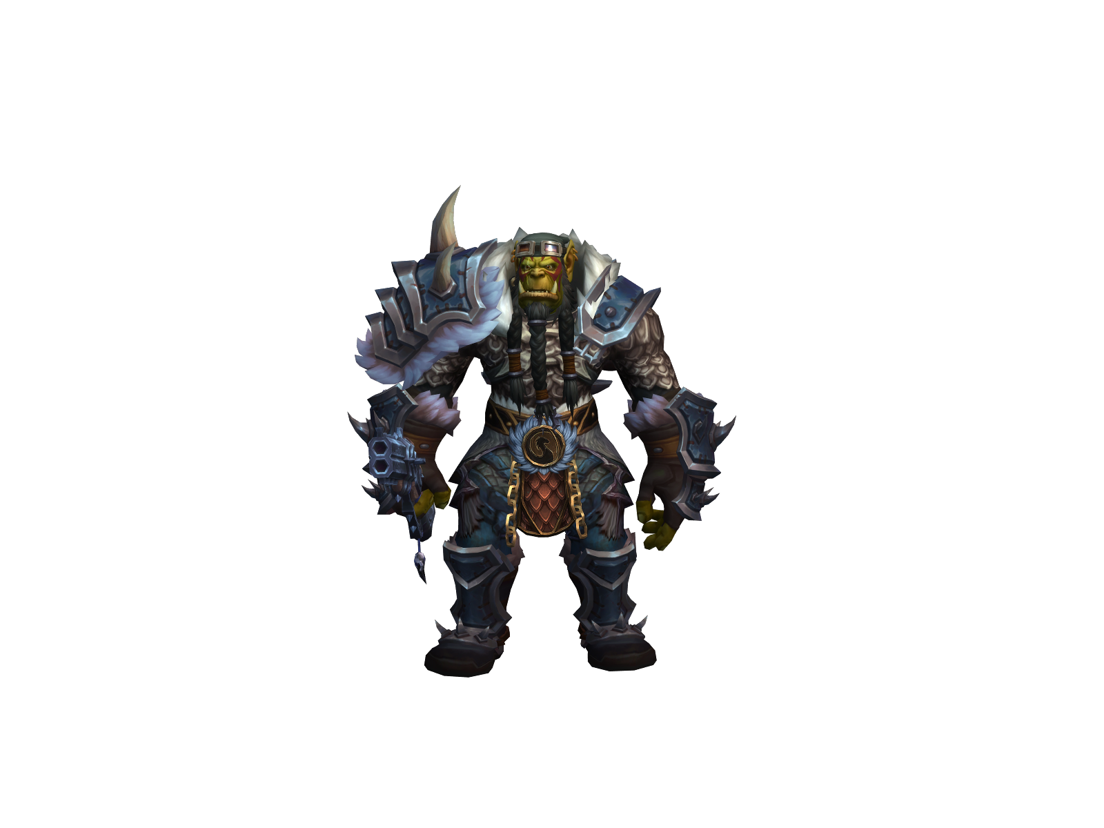 Wiskers 3D character render