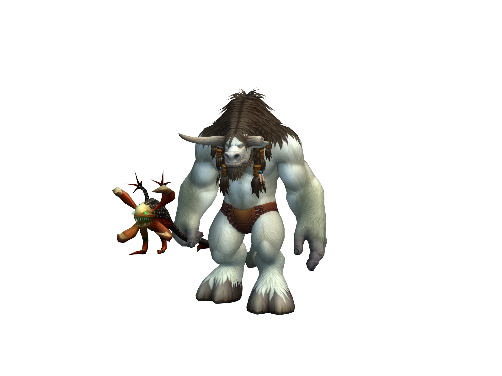 Báiréndajiji 3D character render