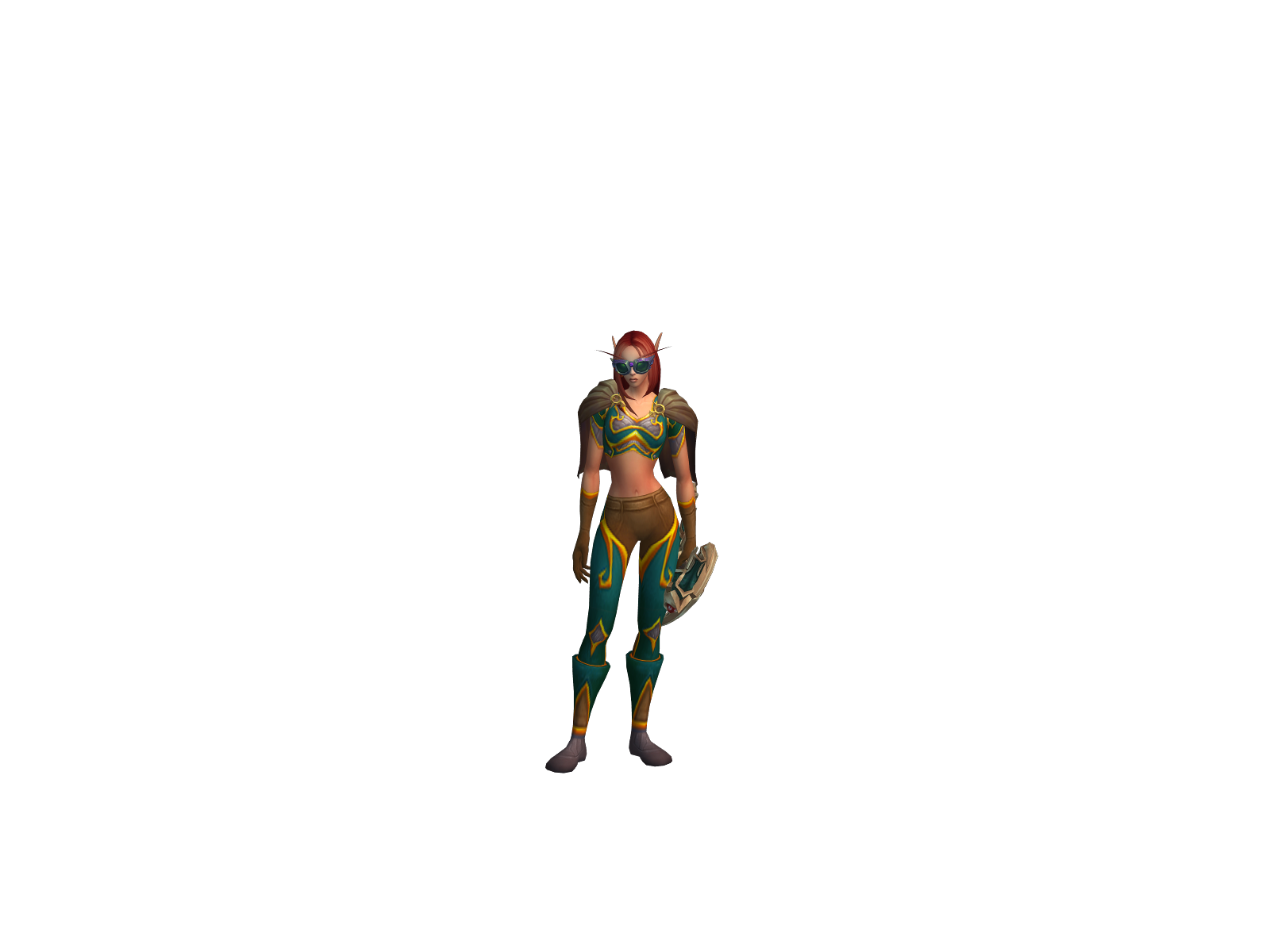 Elandria 3D character render
