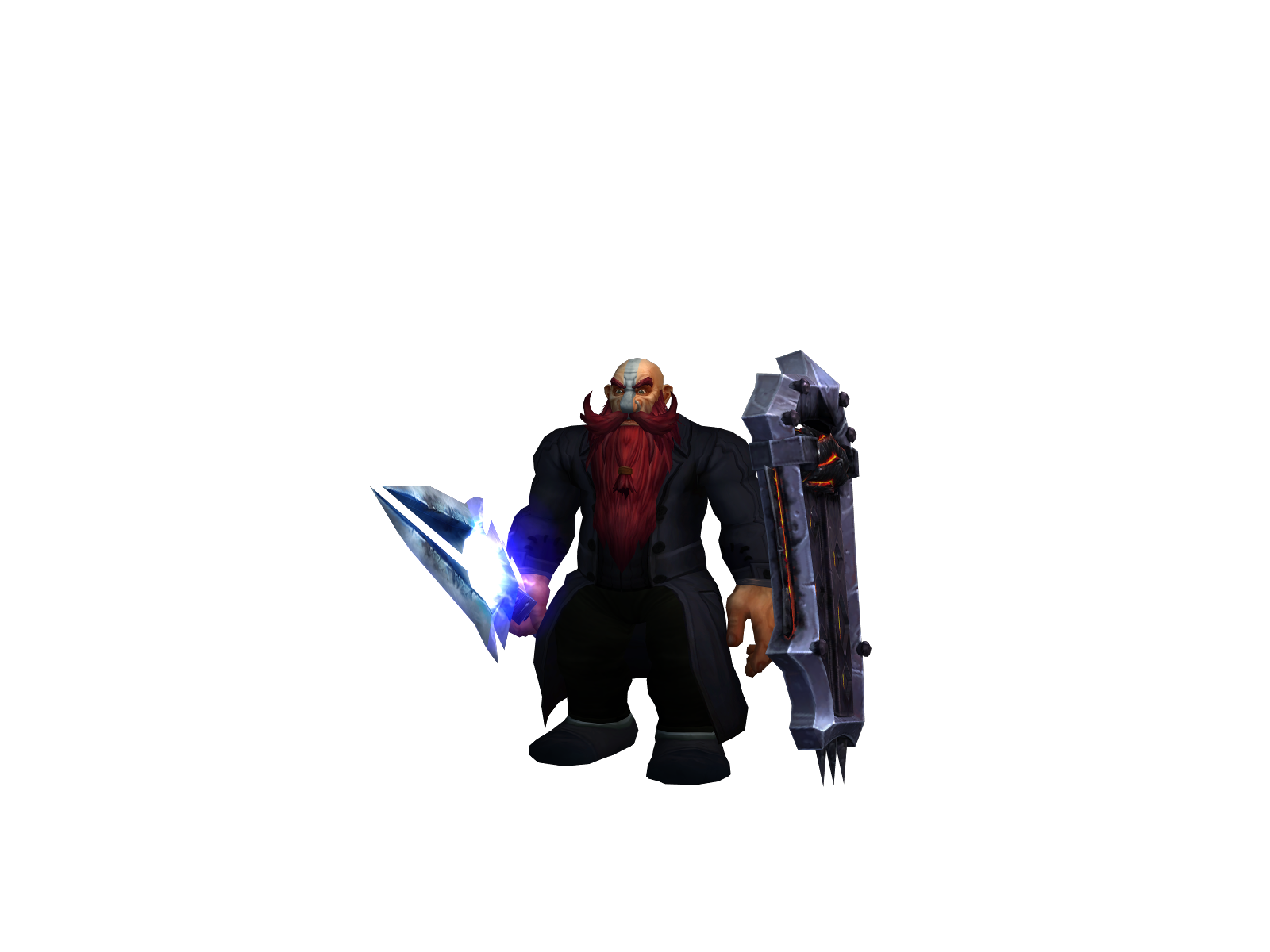 Schizadin 3D character render