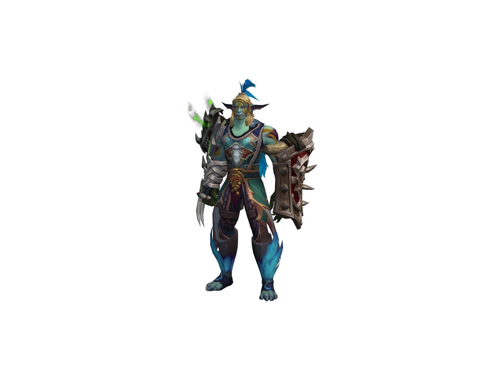 Zastin 3D character render