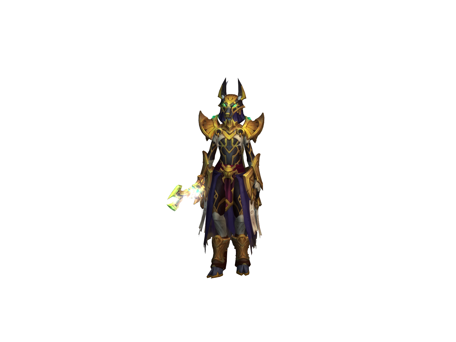 Gildeddash 3D character render