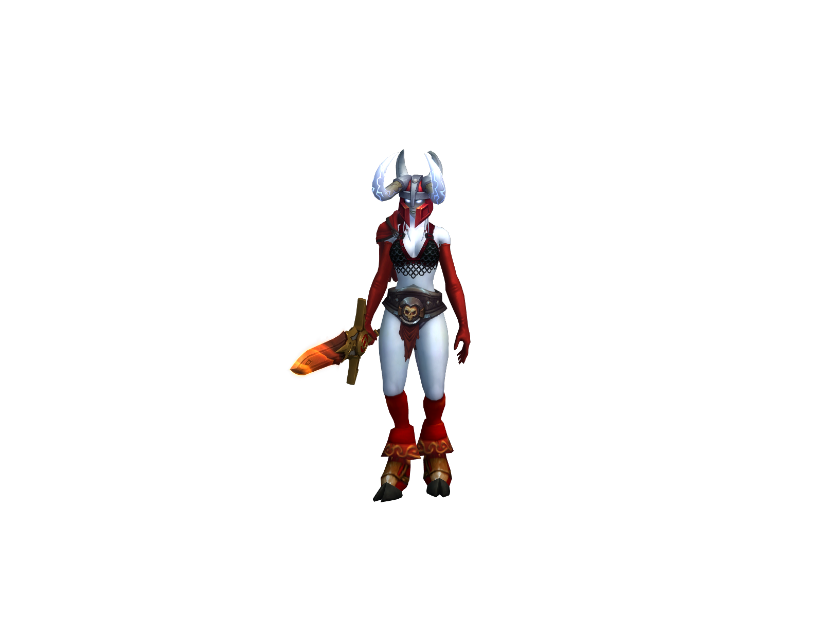Evicaresse 3D character render