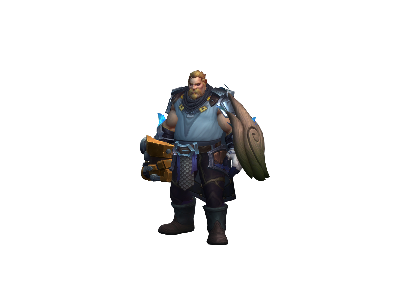Temper 3D character render
