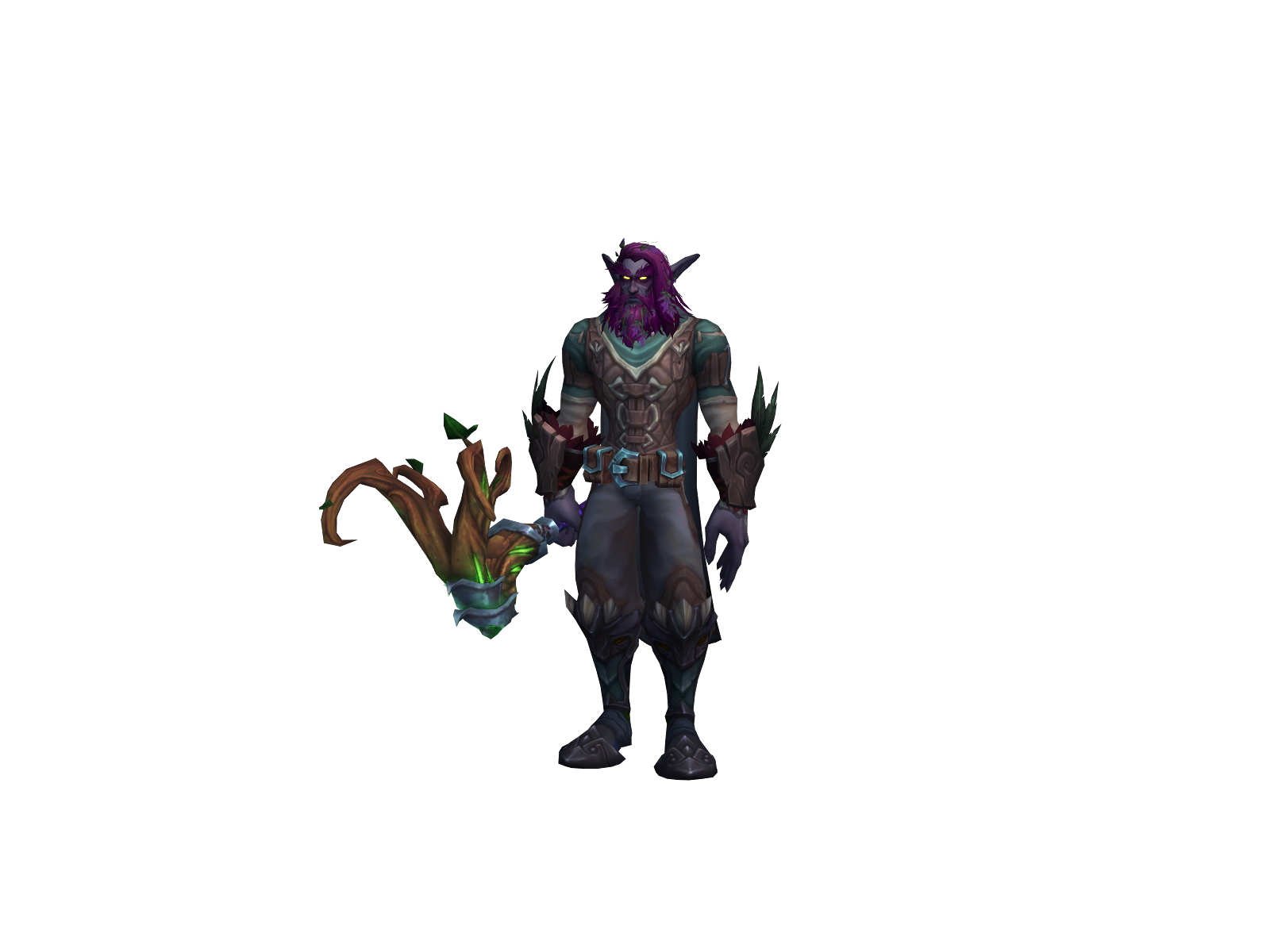 Petrichor 3D character render