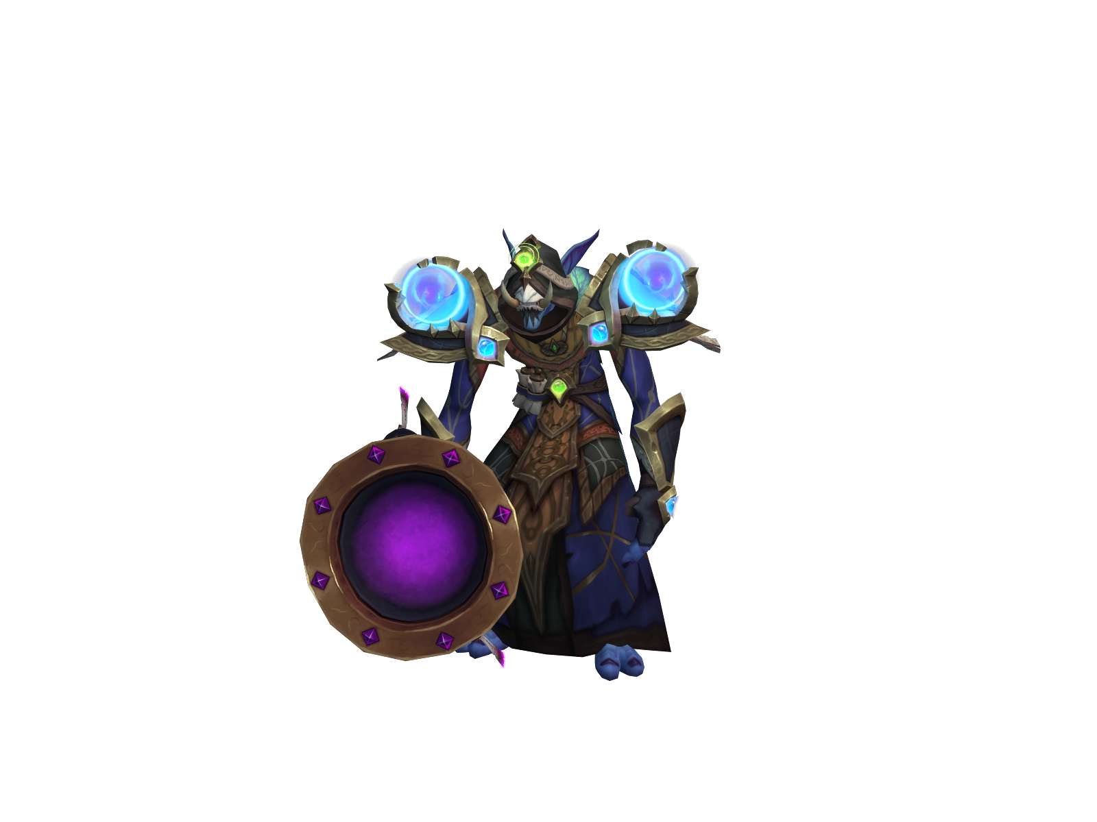 Anunnaki 3D character render