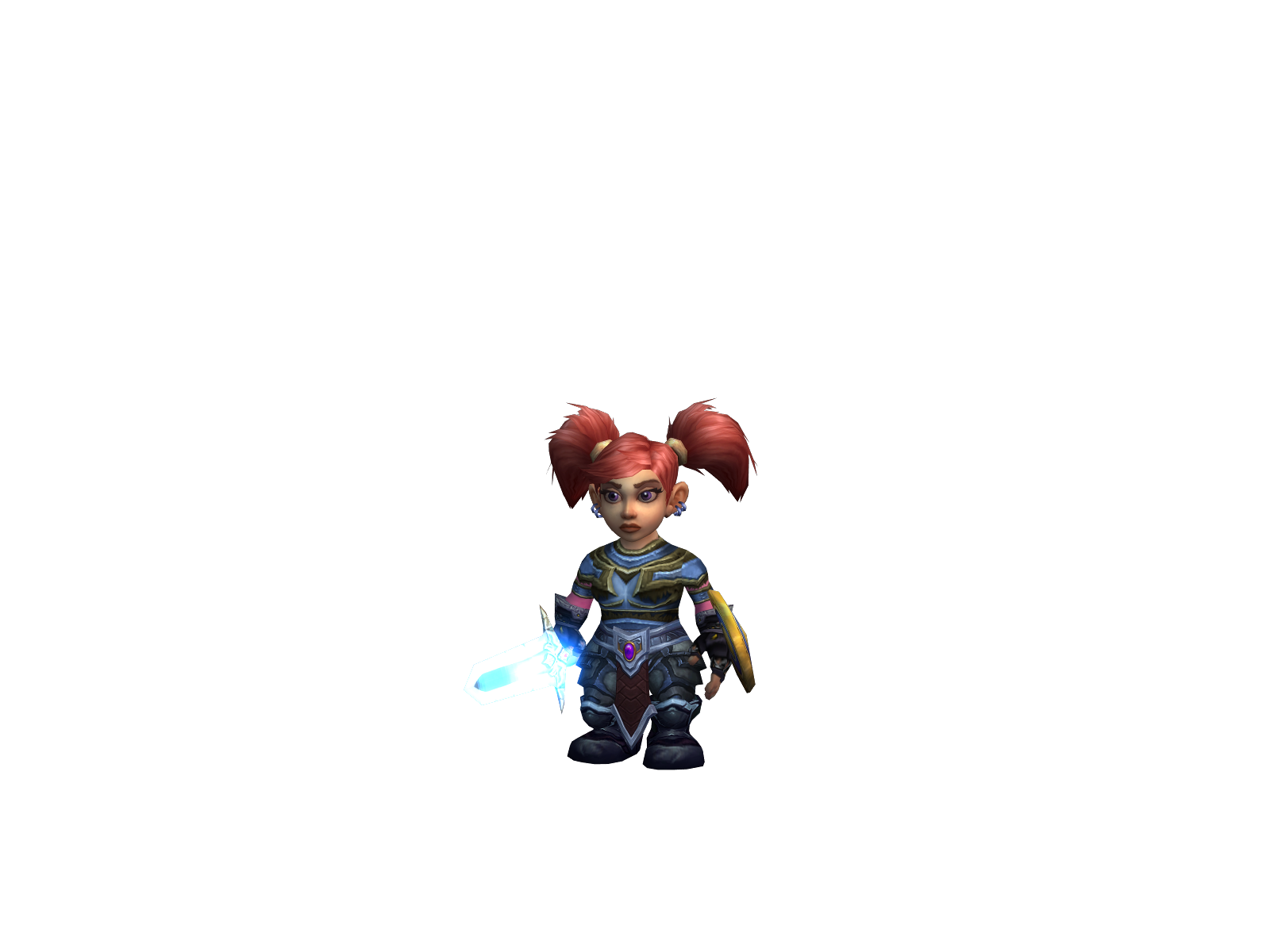 Lutray 3D character render