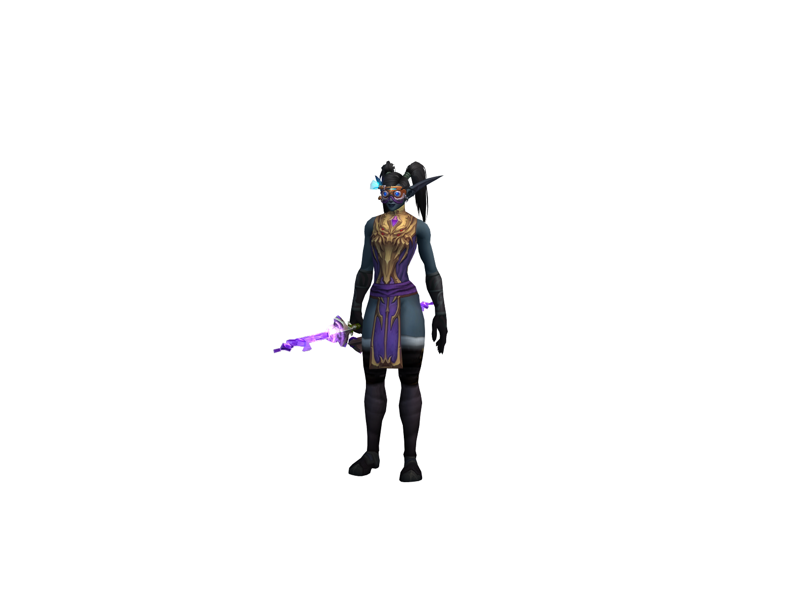 Darkwizard 3D character render