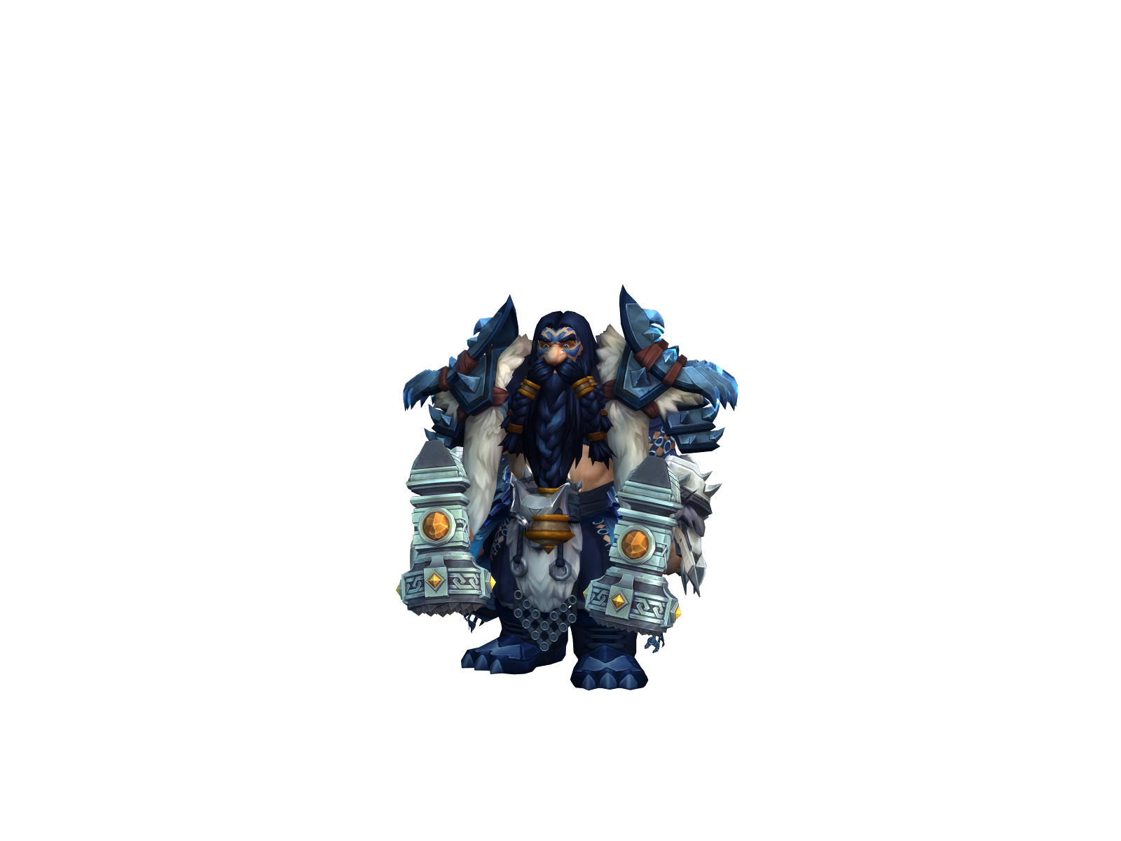 Haarig 3D character render