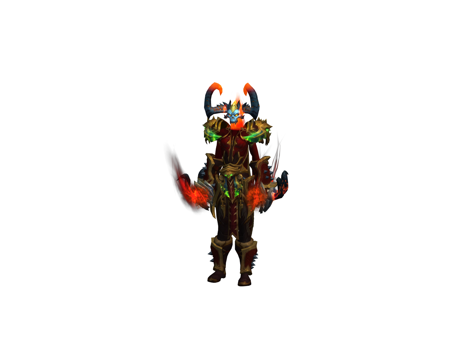 Demon 3D character render