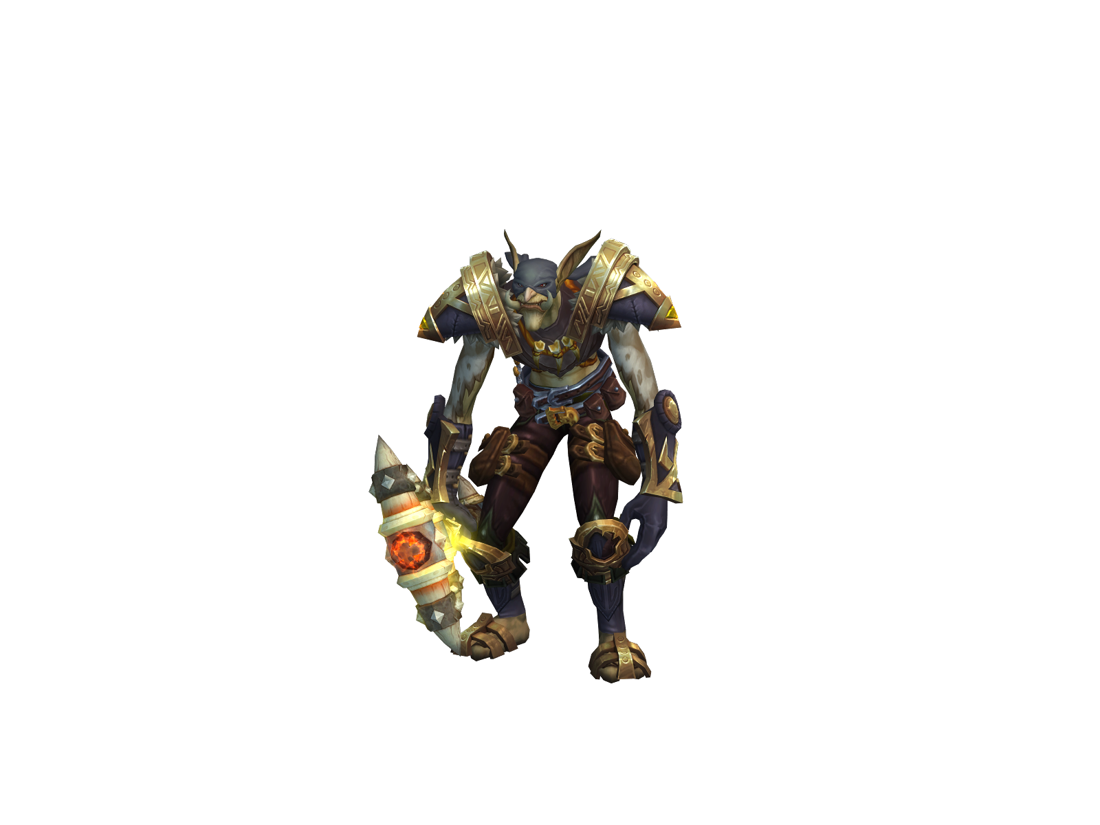 Beasty 3D character render