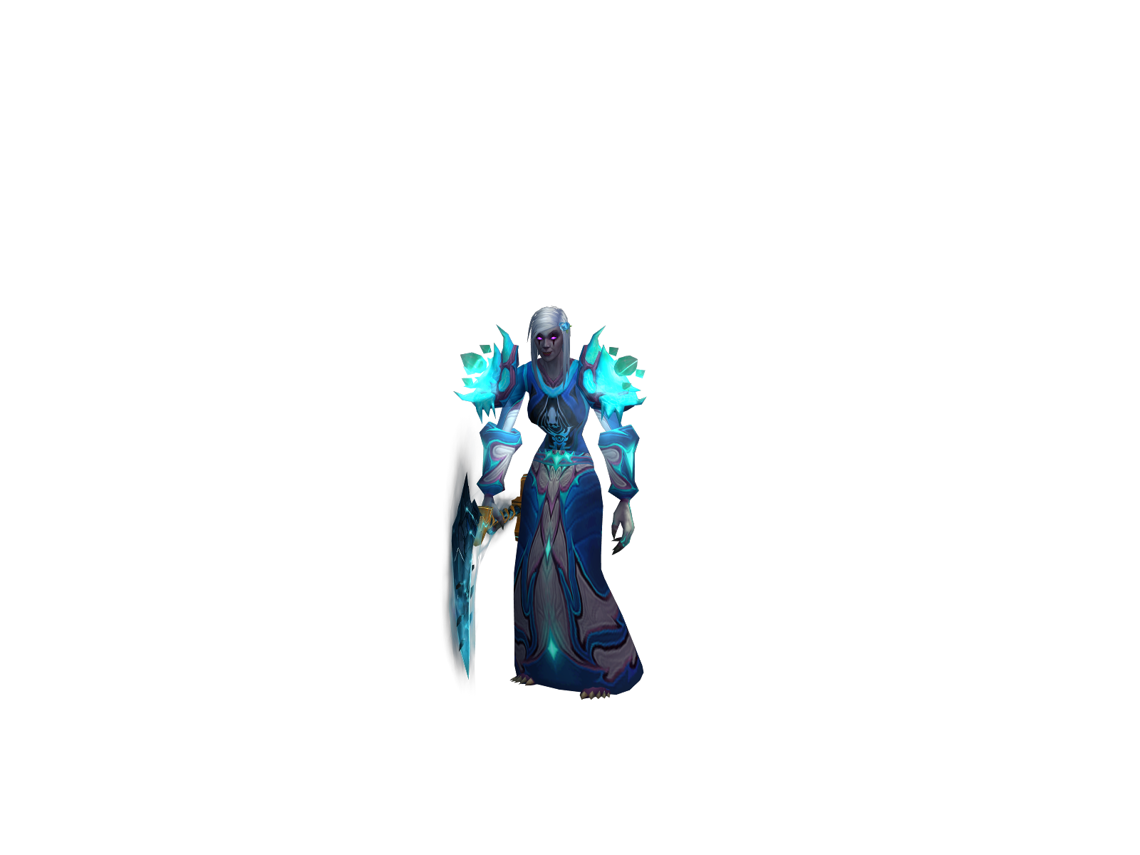 Bye 3D character render