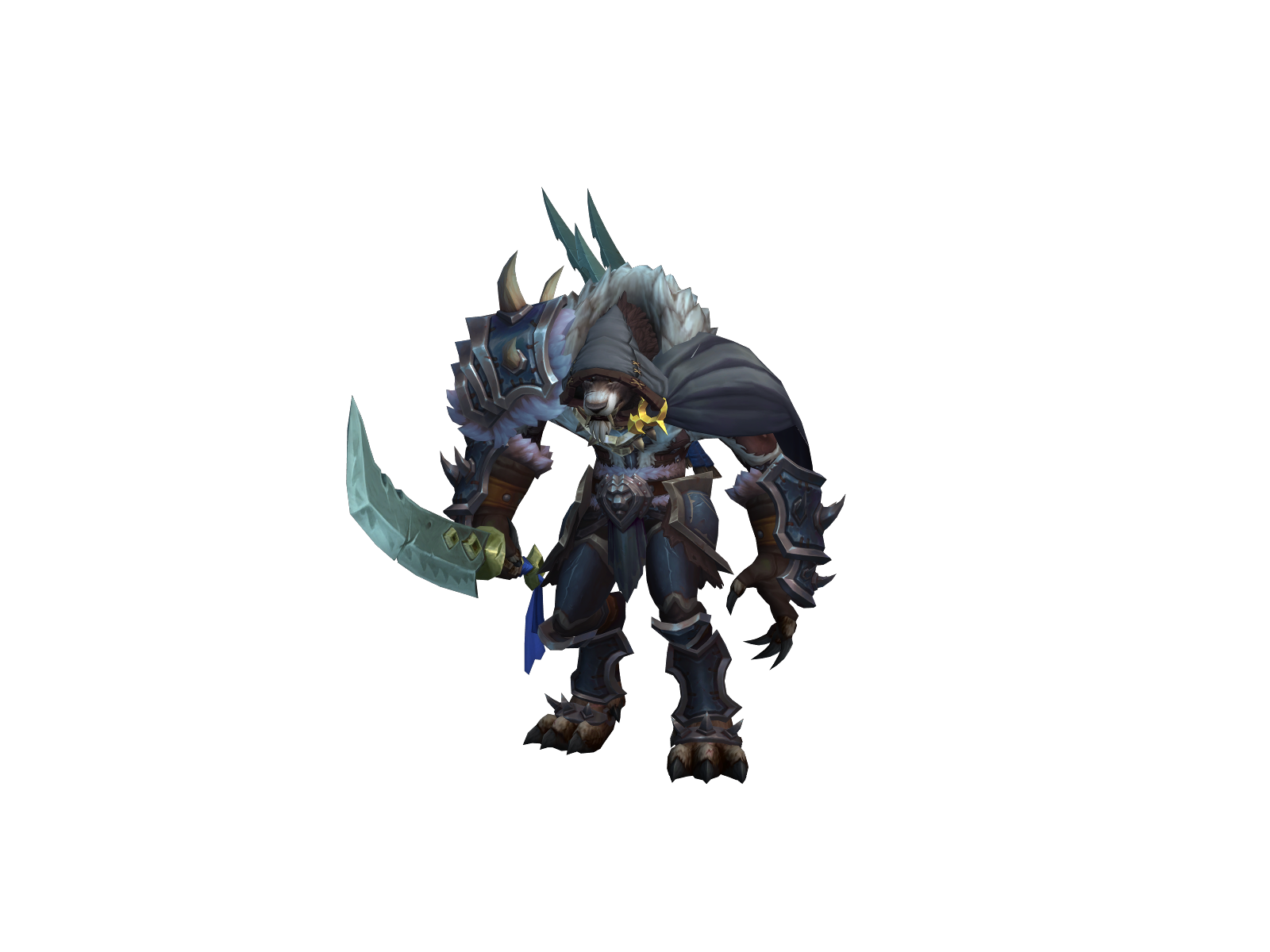 Bainironwind 3D character render