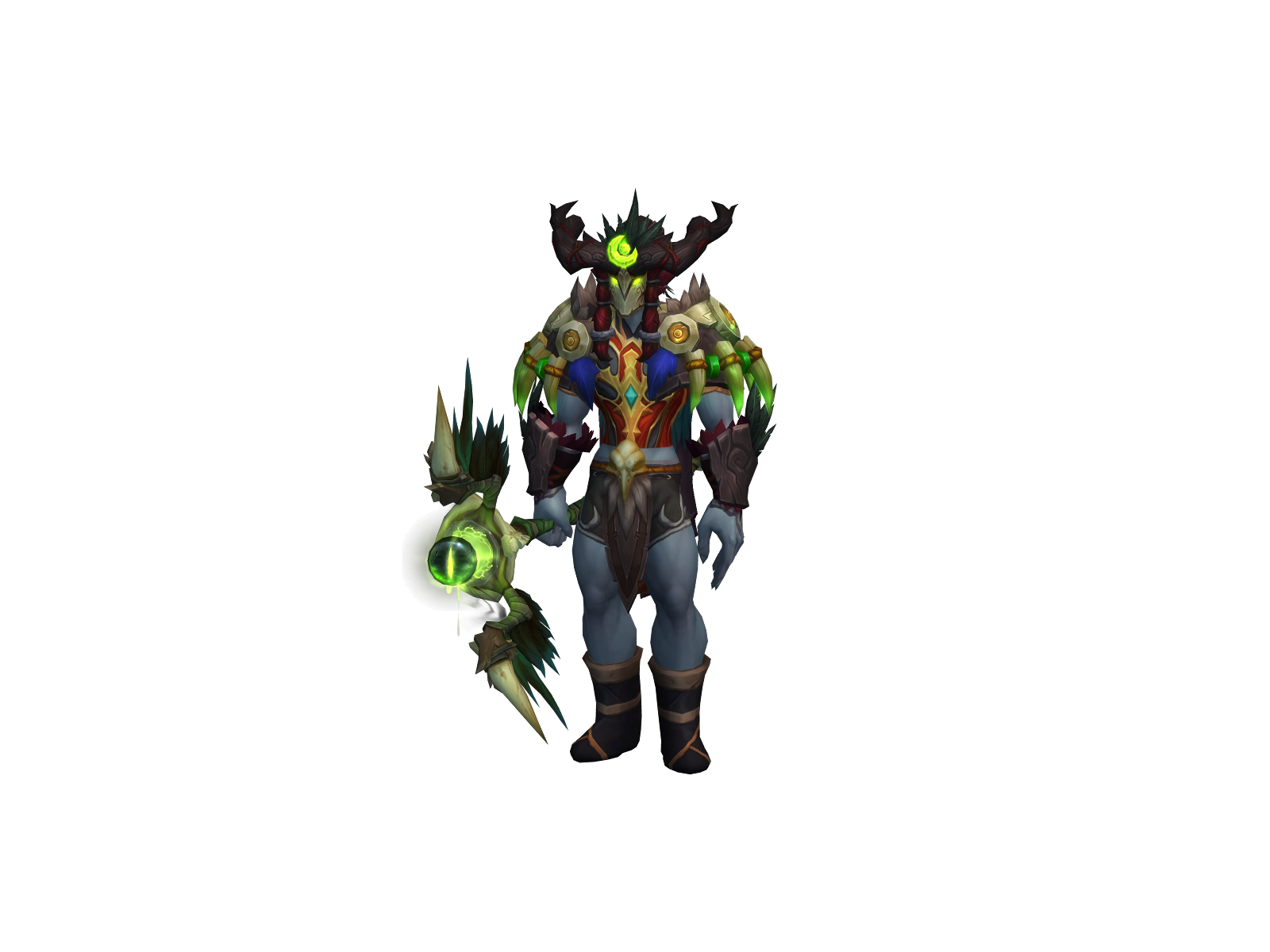 Raptormotoo 3D character render