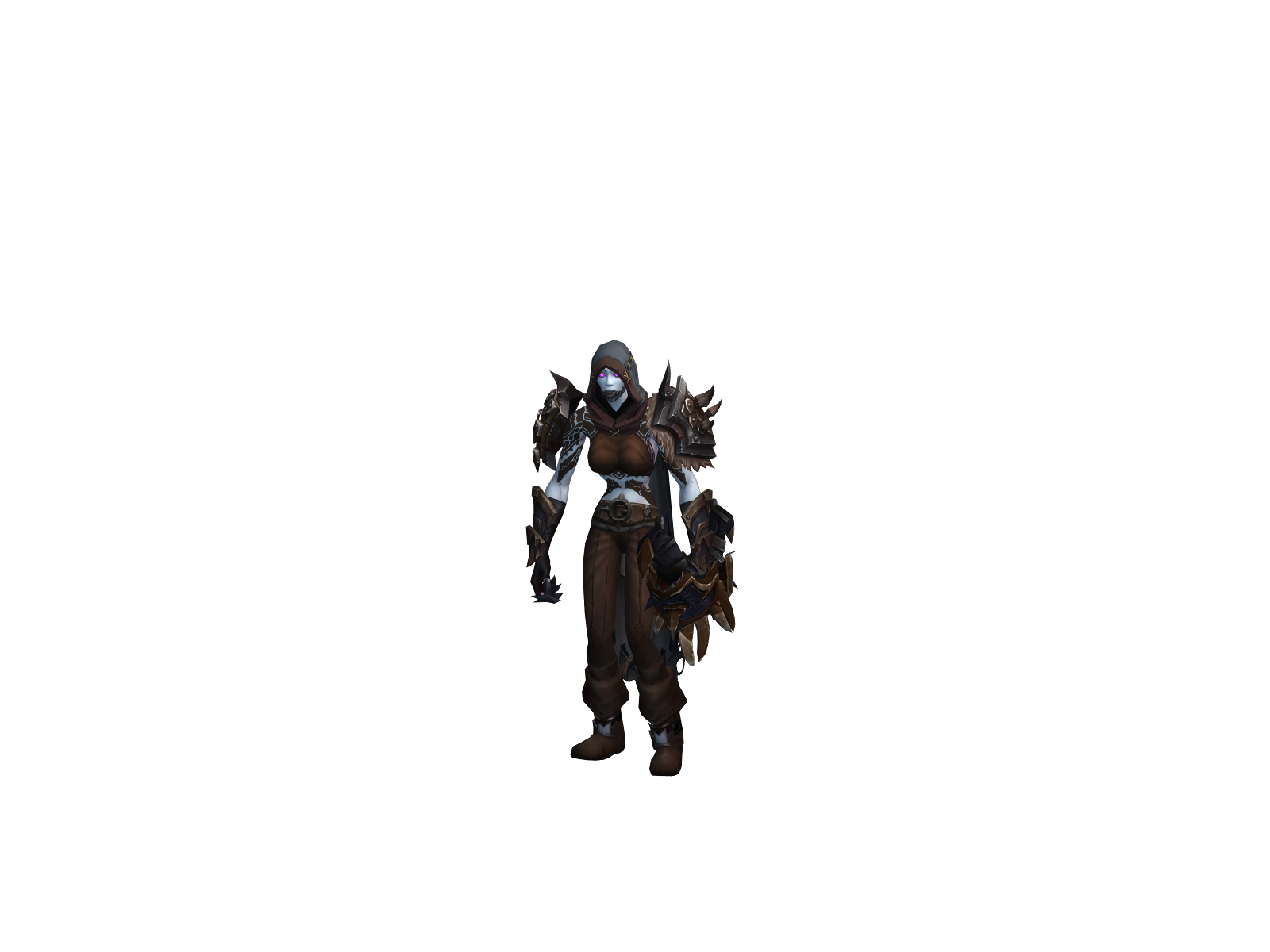 Raw 3D character render