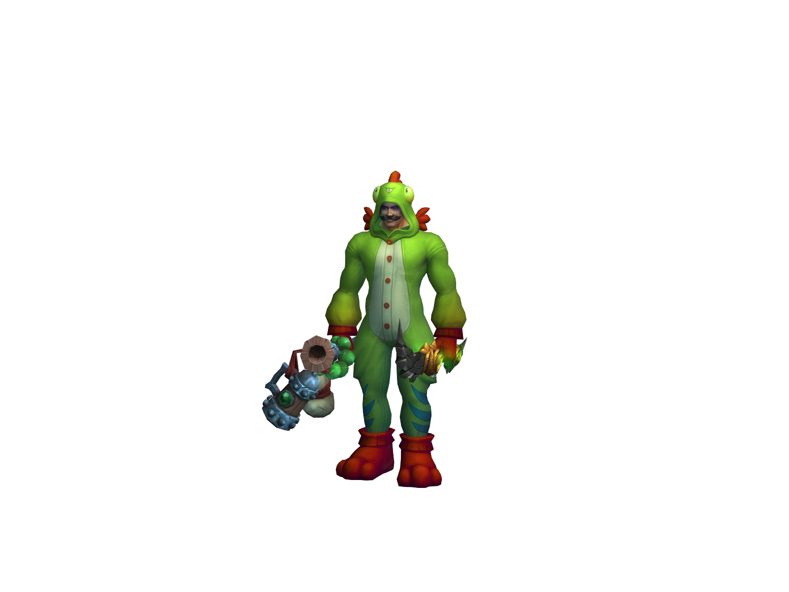 Zinu 3D character render
