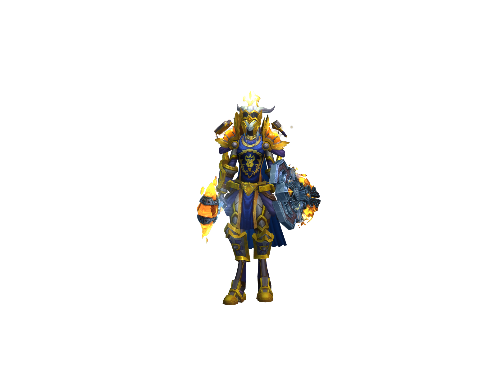 Lights 3D character render