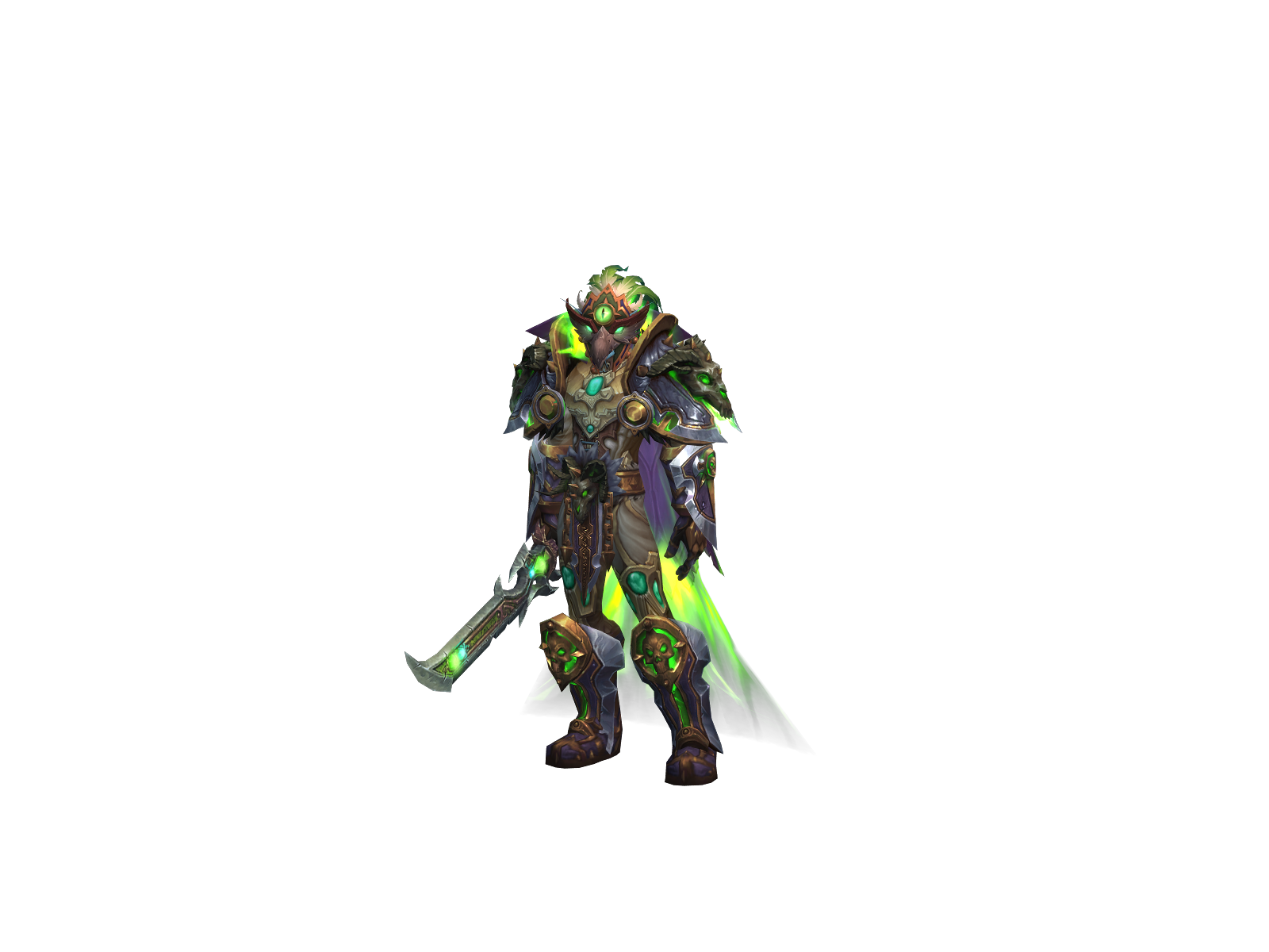 Krawmwell 3D character render