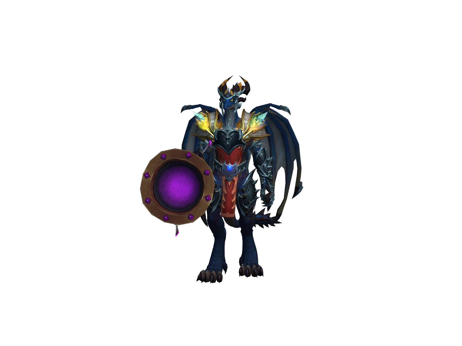 Bâhamut 3D character render