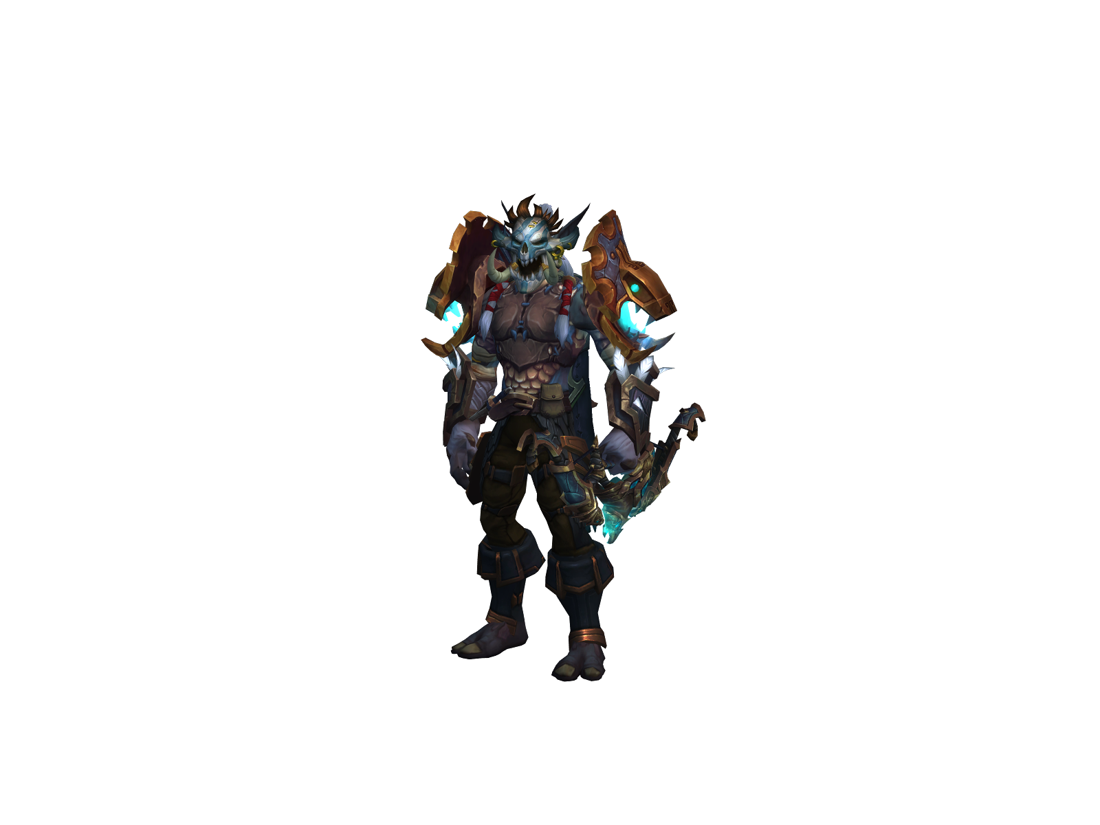 Silvermane 3D character render